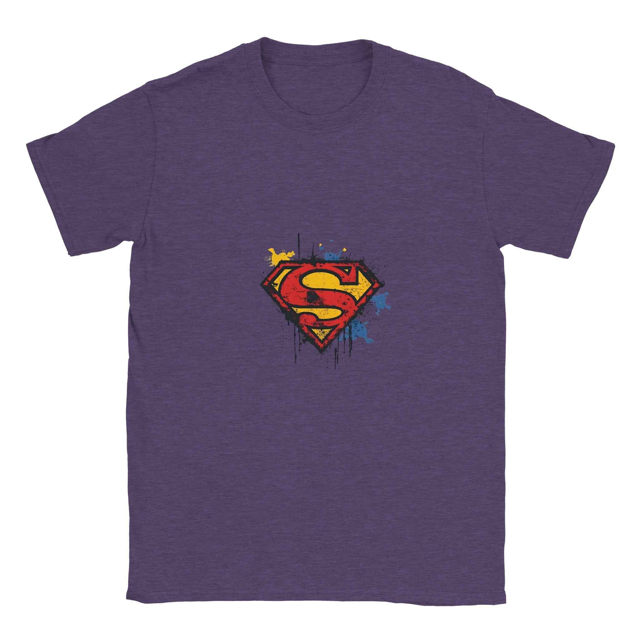 Distressed Superman S-Shield T-Shirt – Heroic Comic-Inspired Graphic Tee for Men & Women