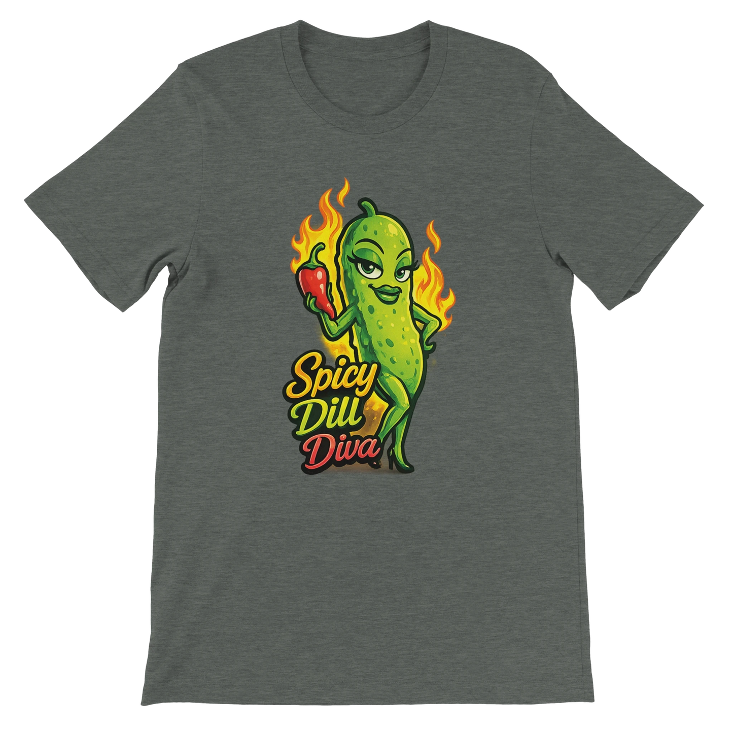 Spicy Dill Diva Pickle T-Shirt