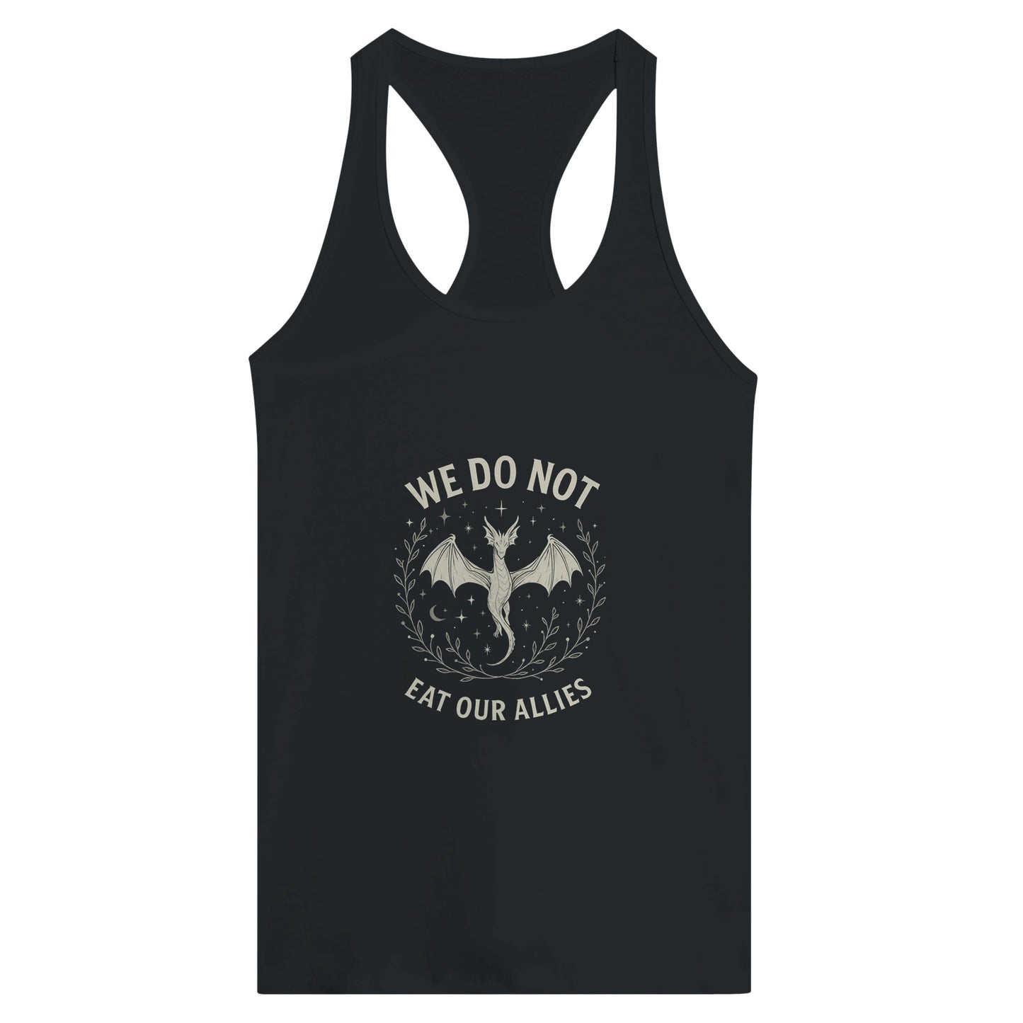 Forth Wing Quote Women’s Racerback Tank – Dragon Alliance Fantasy Top - F4 Custom Prints