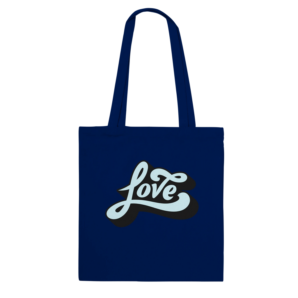 Love Script Tote Bag
