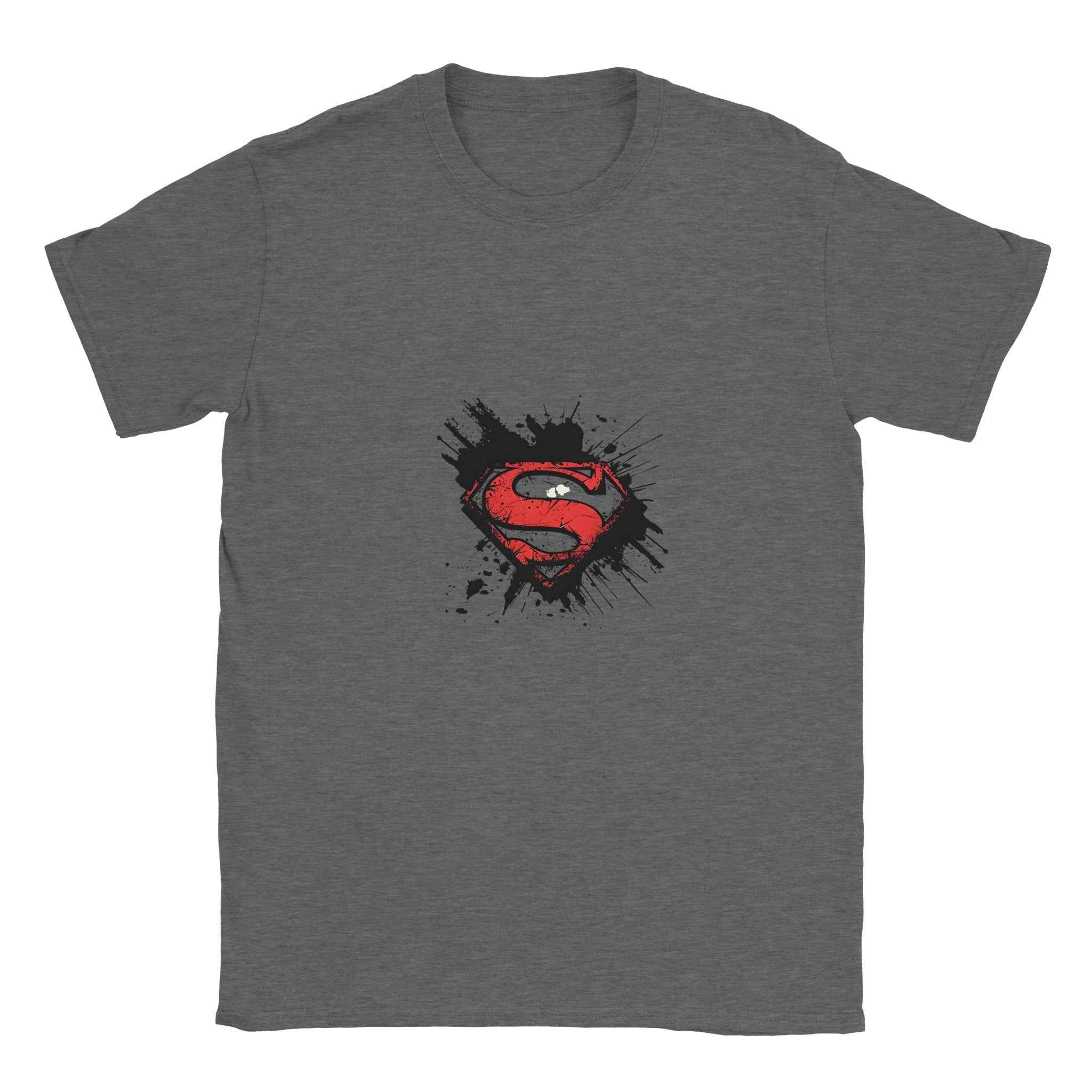 Superman Distressed Logo T-Shirt – Heroic Comic-Inspired Graphic Tee in Multiple Colors