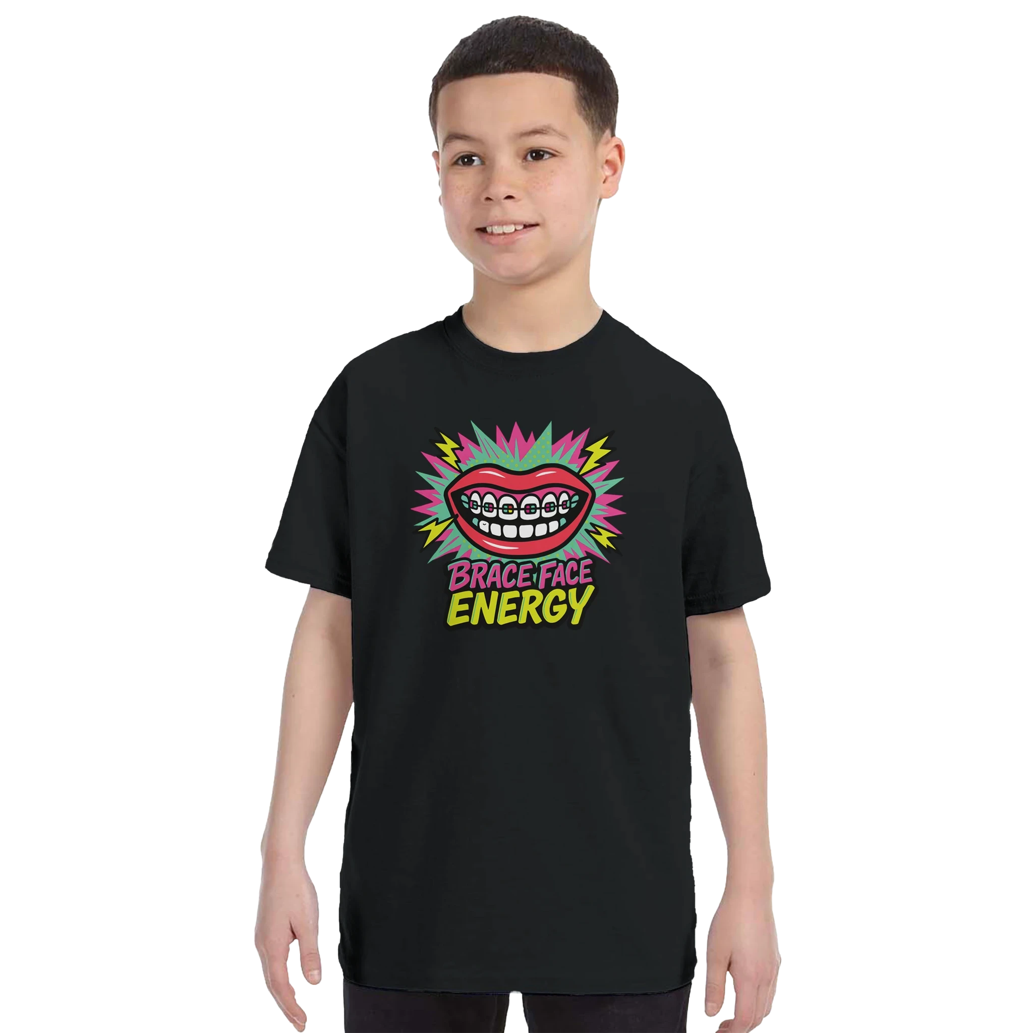Kids Brace Face Energy T-Shirt