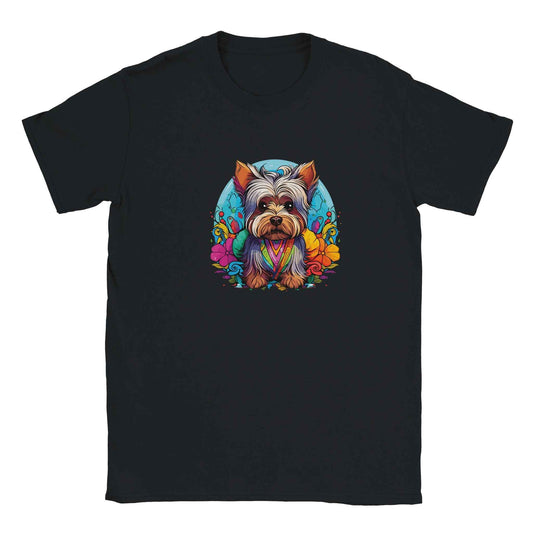 Colorful Yorkshire Terrier Graphic Tee – Premium Comfort & Bold Style for Everyday Wear