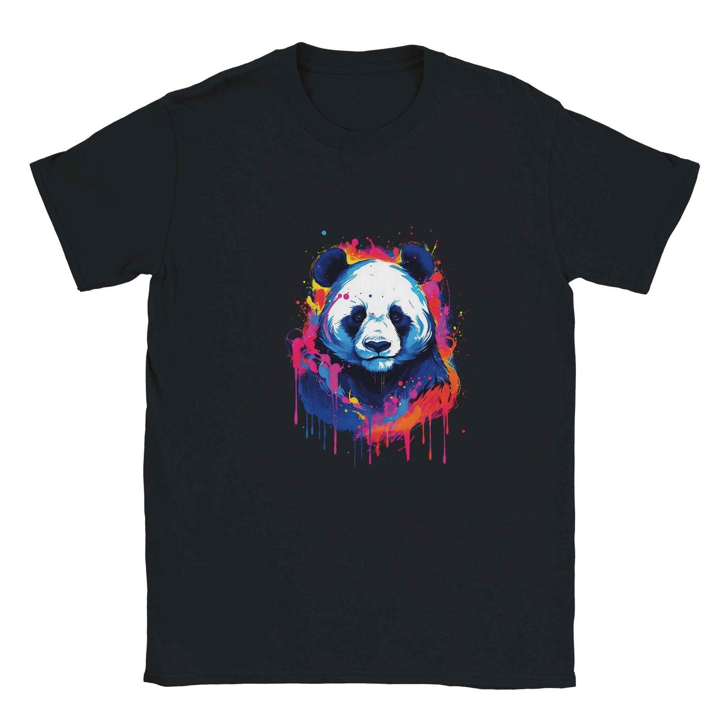 Abstract Neon Panda Graphic Tee – Premium Comfort & Bold Style for Everyday Wear
