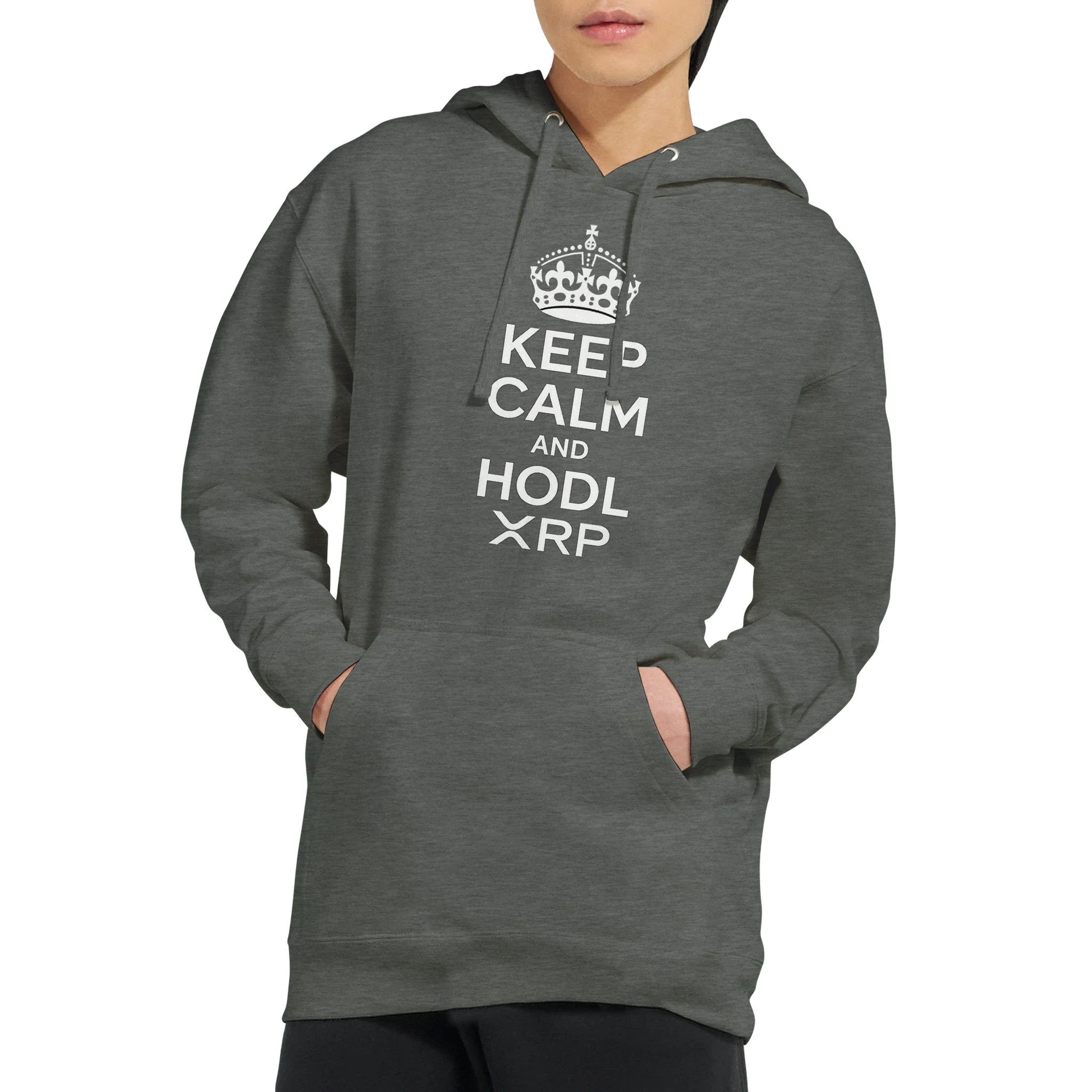 Keep Calm and HODL XRP Hoodie