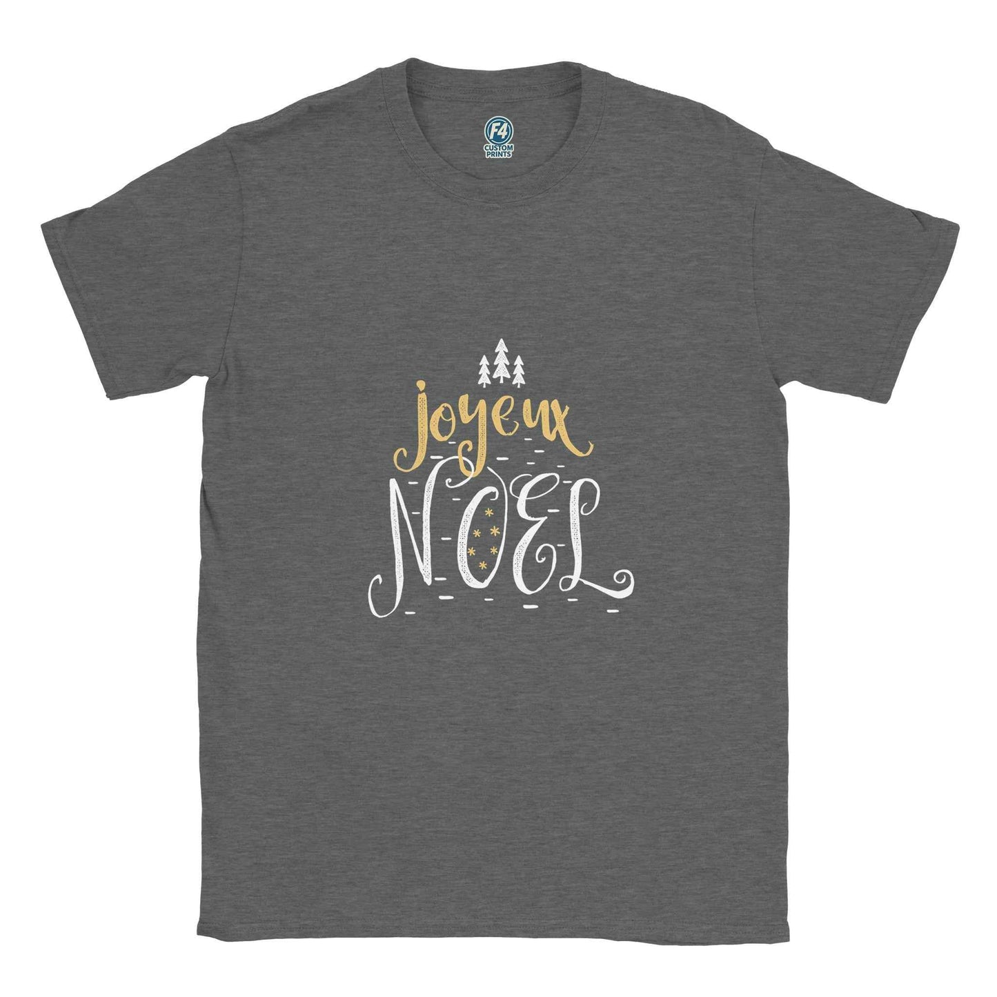 Joyeux Noël Script Tee – Festive French Holiday Graphic T-Shirt in Multiple Colors