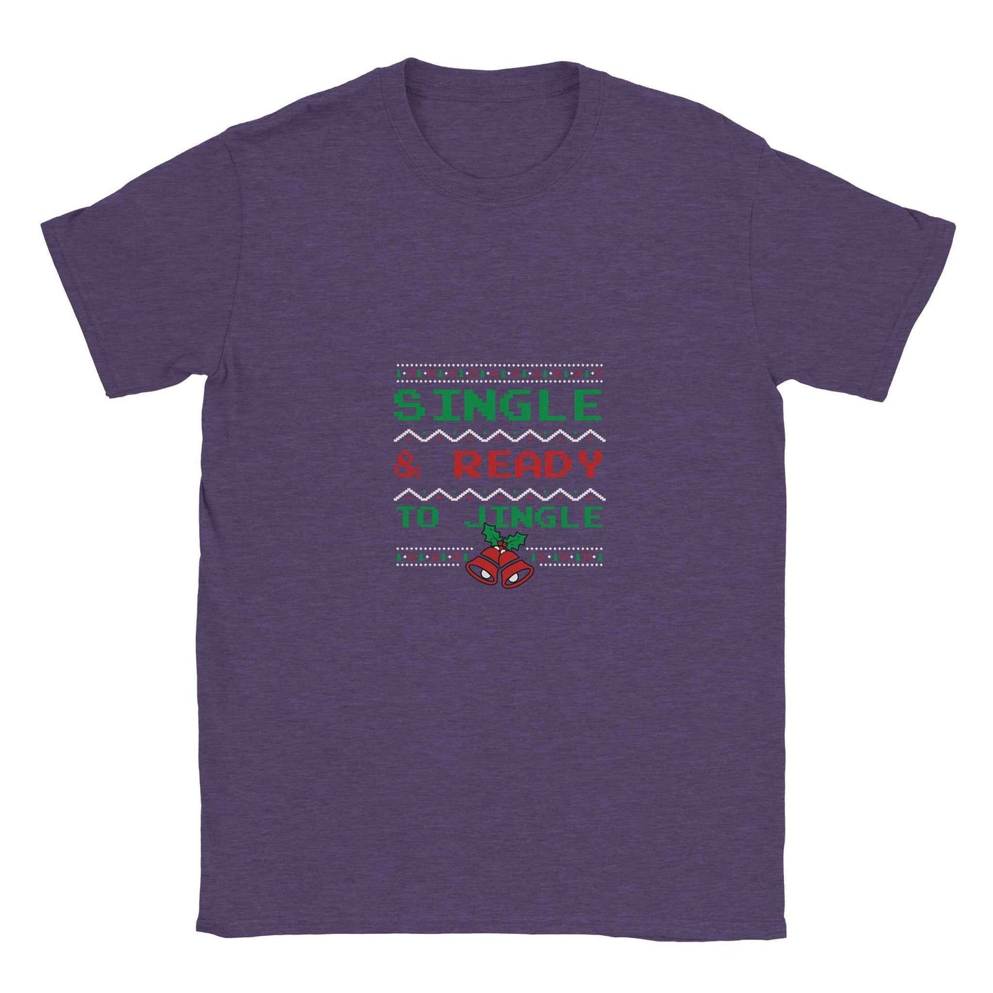Single & Ready To Jingle Ugly Christmas Shirt – Festive Holiday Graphic Tee