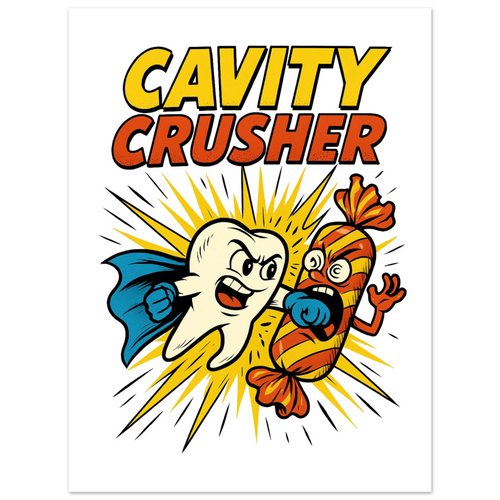 Cavity Crusher Fine Art Poster