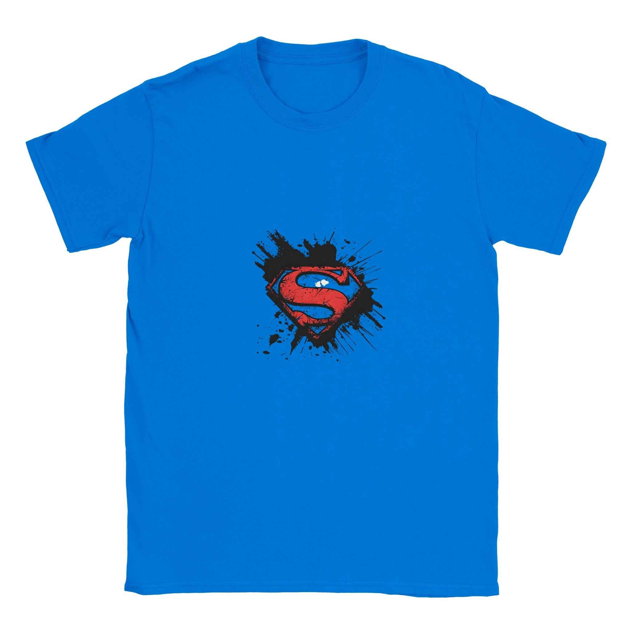 Superman Distressed Logo T-Shirt – Heroic Comic-Inspired Graphic Tee in Multiple Colors
