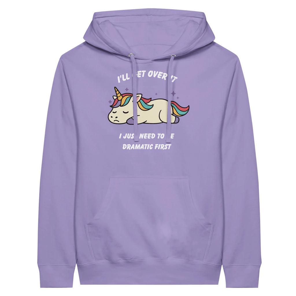 Dramatic Unicorn Hoodie