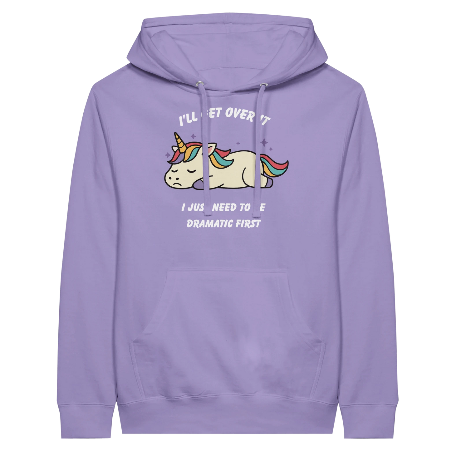 Dramatic Unicorn Hoodie