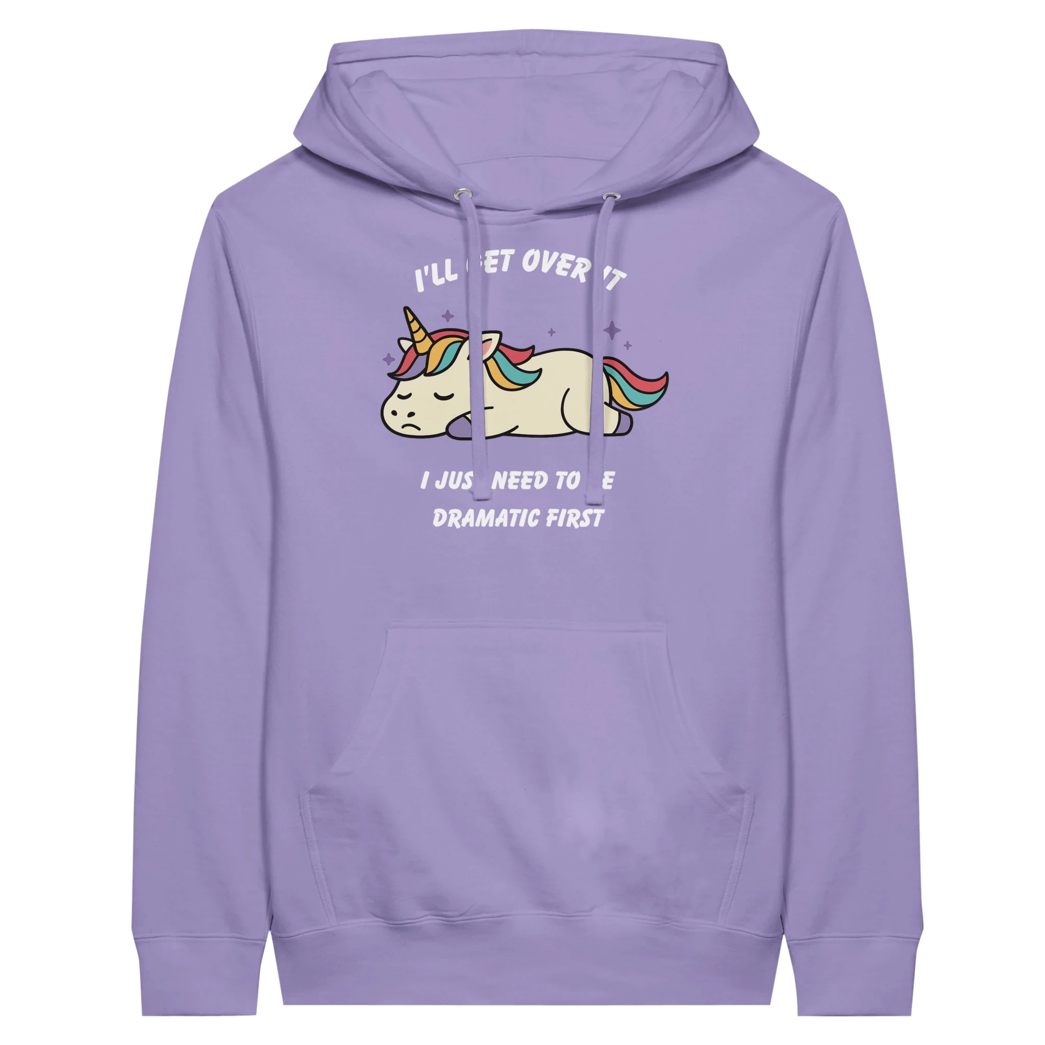 Dramatic Unicorn Hoodie