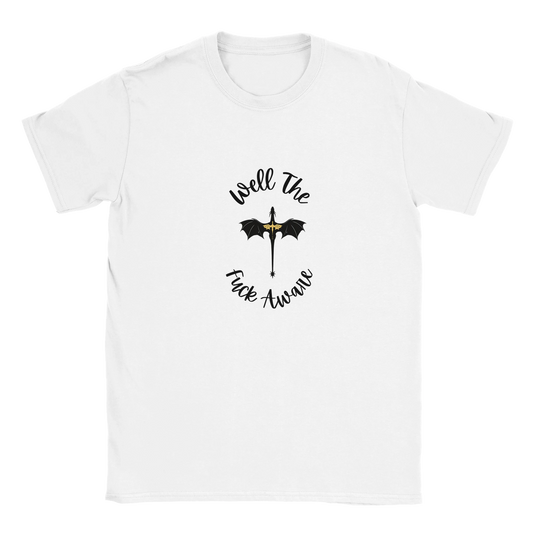 Forth Wing Dragon T-Shirt – “Well The Fuck Aware” Fantasy Tee - F4 Custom Prints