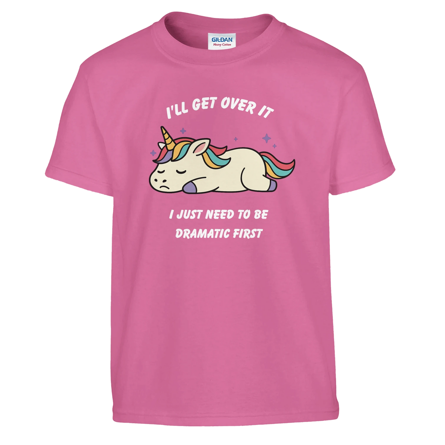 Kids Dramatic Unicorn T-Shirt