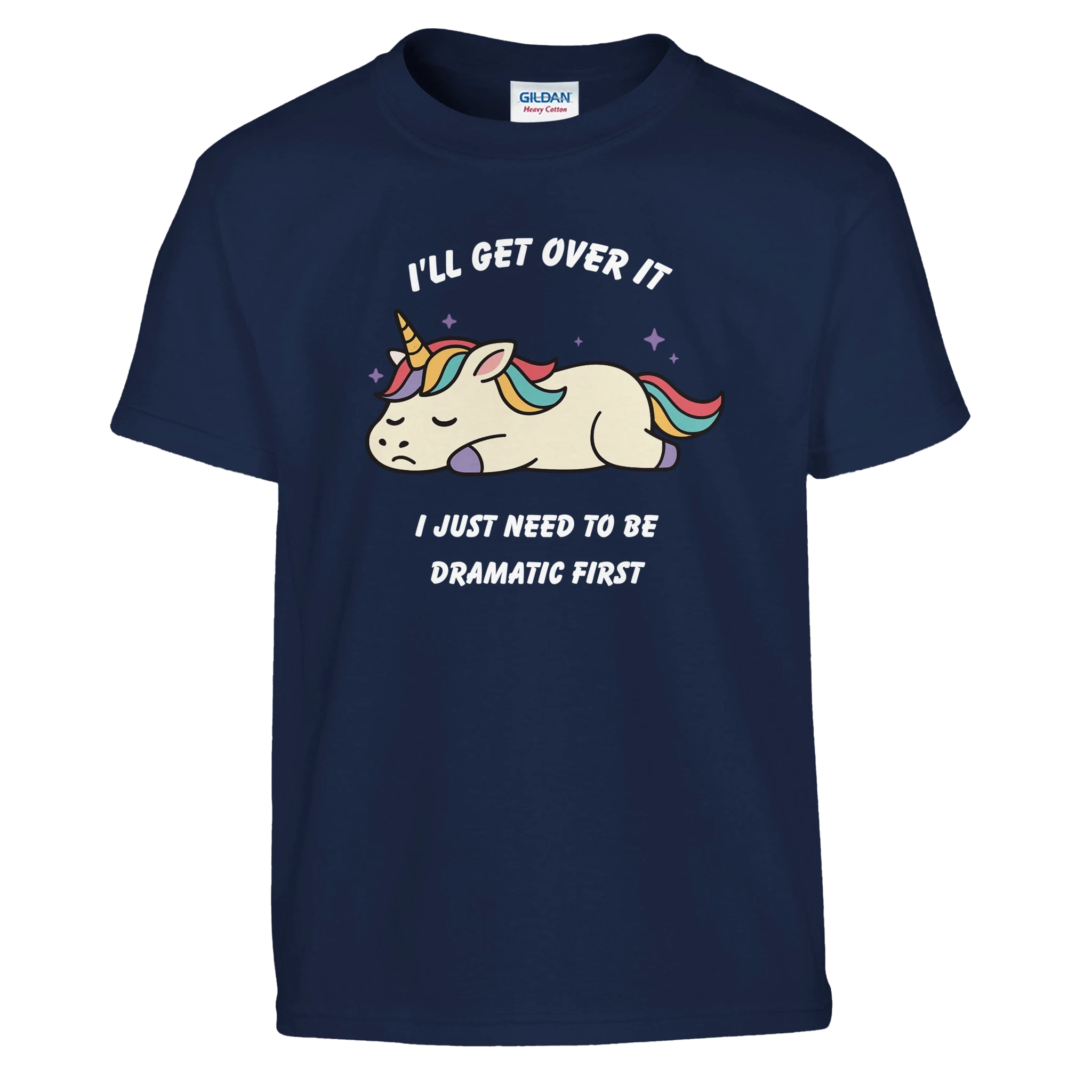 Kids Dramatic Unicorn T-Shirt