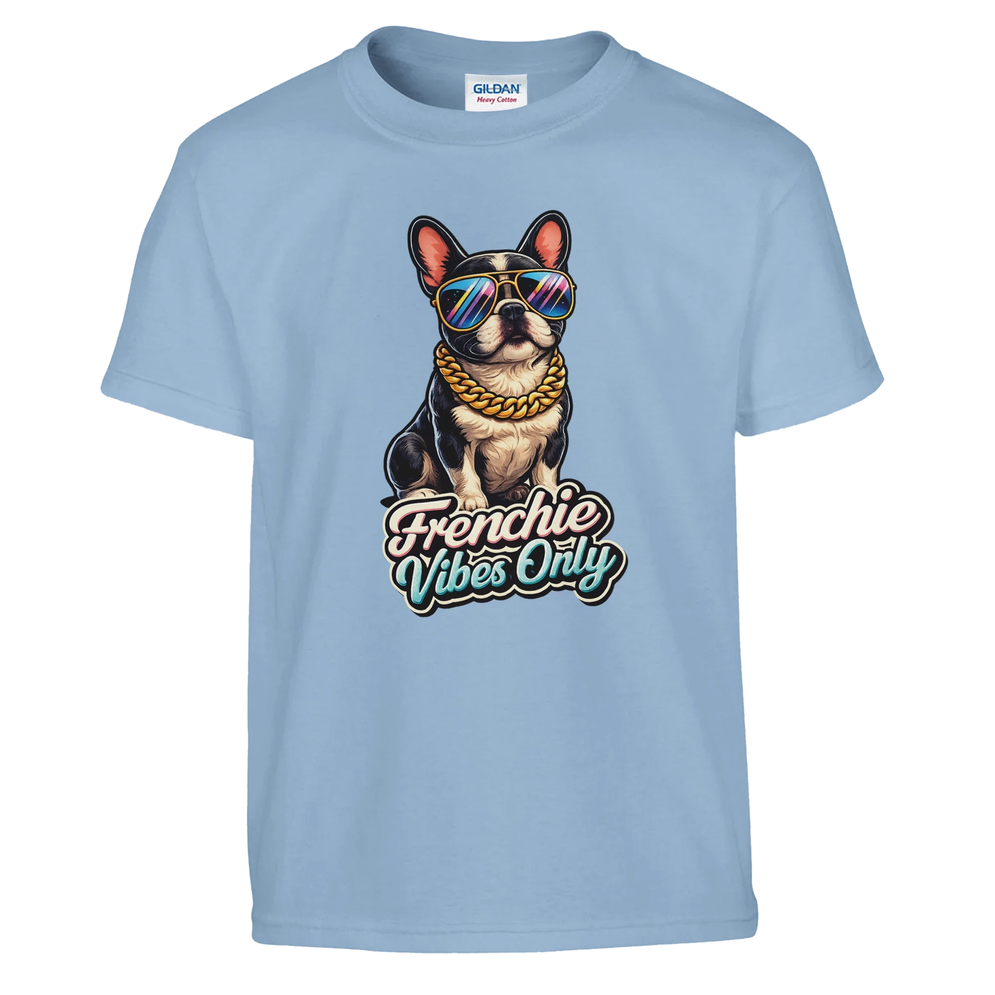 Kids Frenchie Vibes Only T-Shirt
