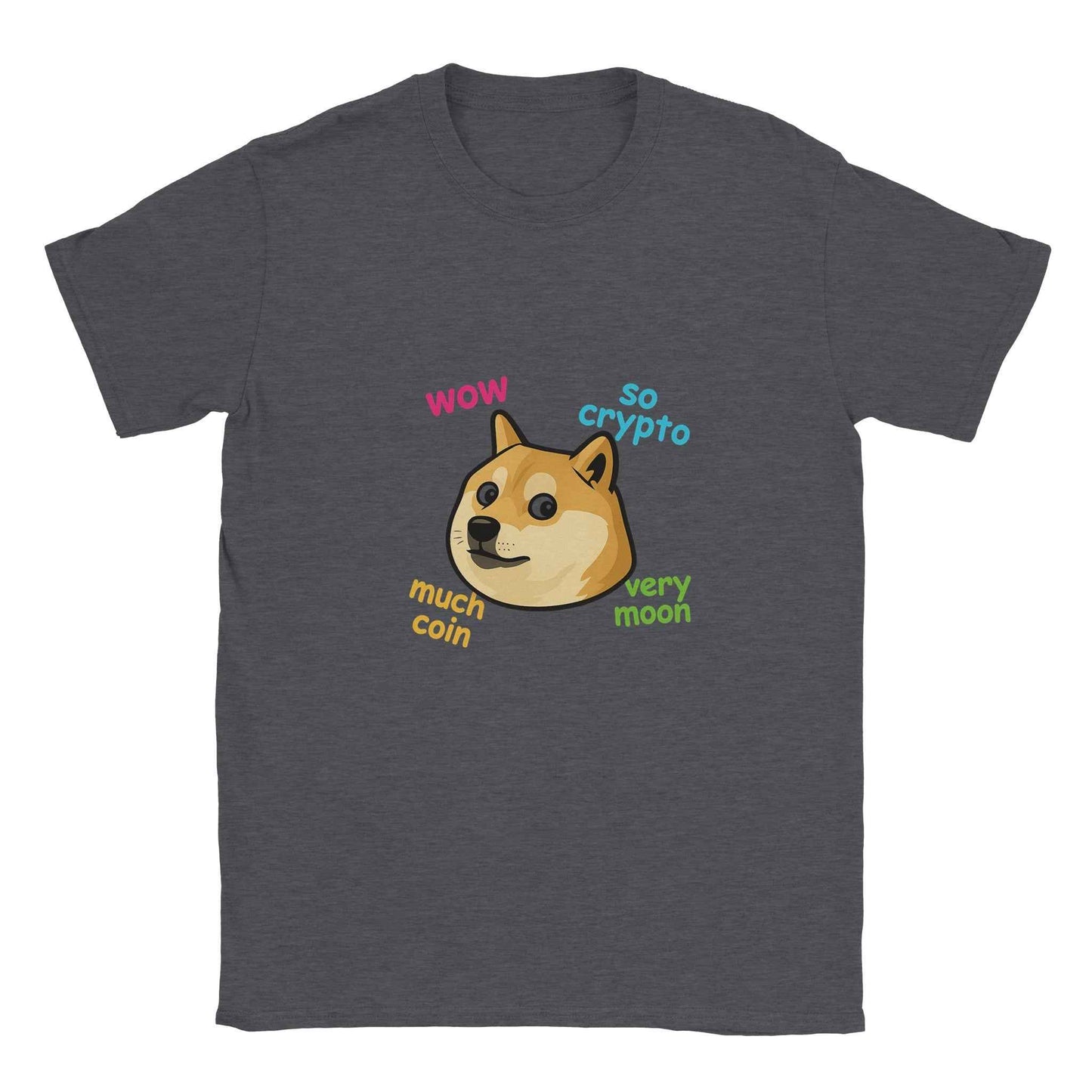 Doge Meme T-Shirt – So Crypto, Much Style, Very Moon! Choose Your Color & Size.
