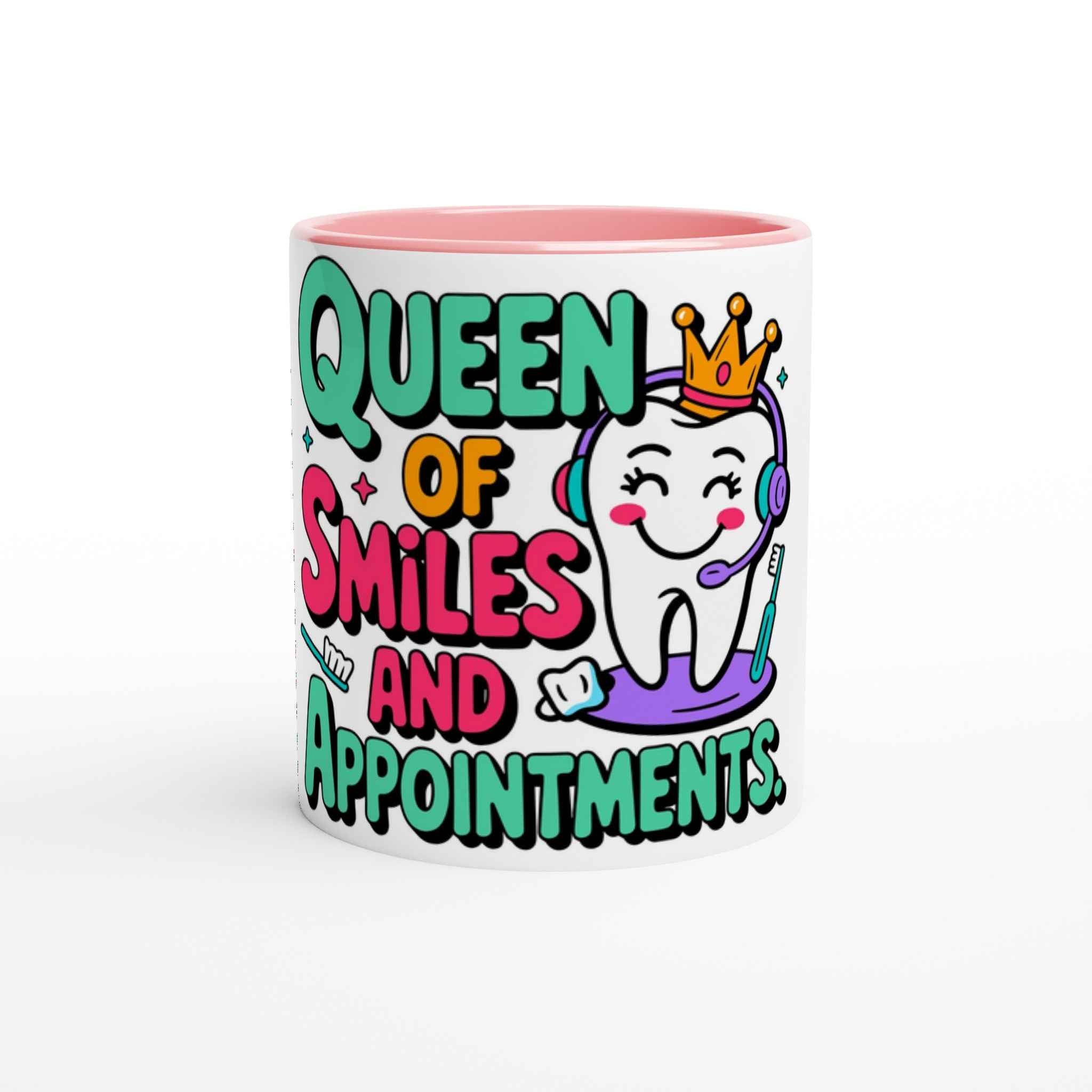Dental Receptionist 11oz Coffee Mug with Color Inside