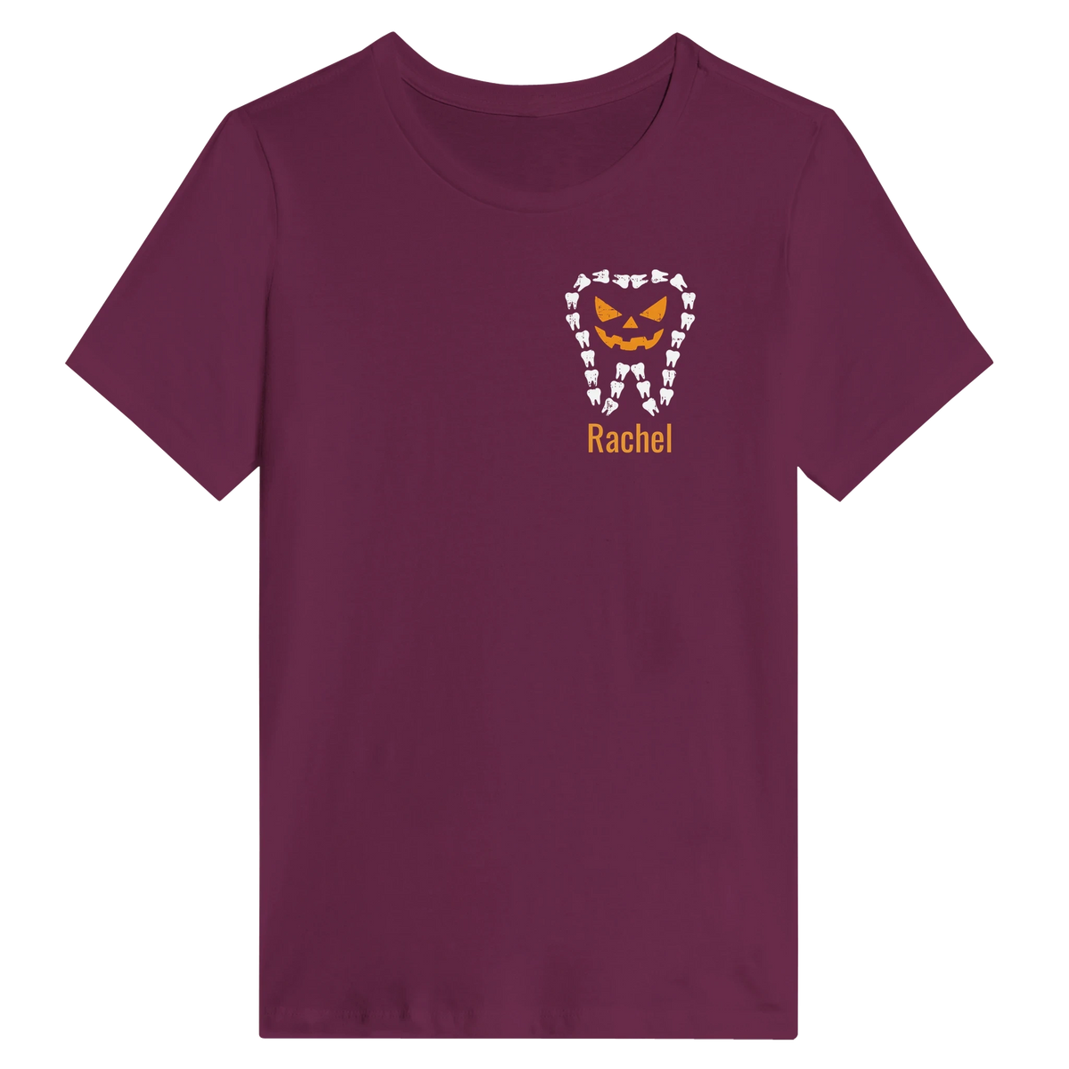Personalized Trick or Treat Brush Your Teeth Halloween Women's Shirt
