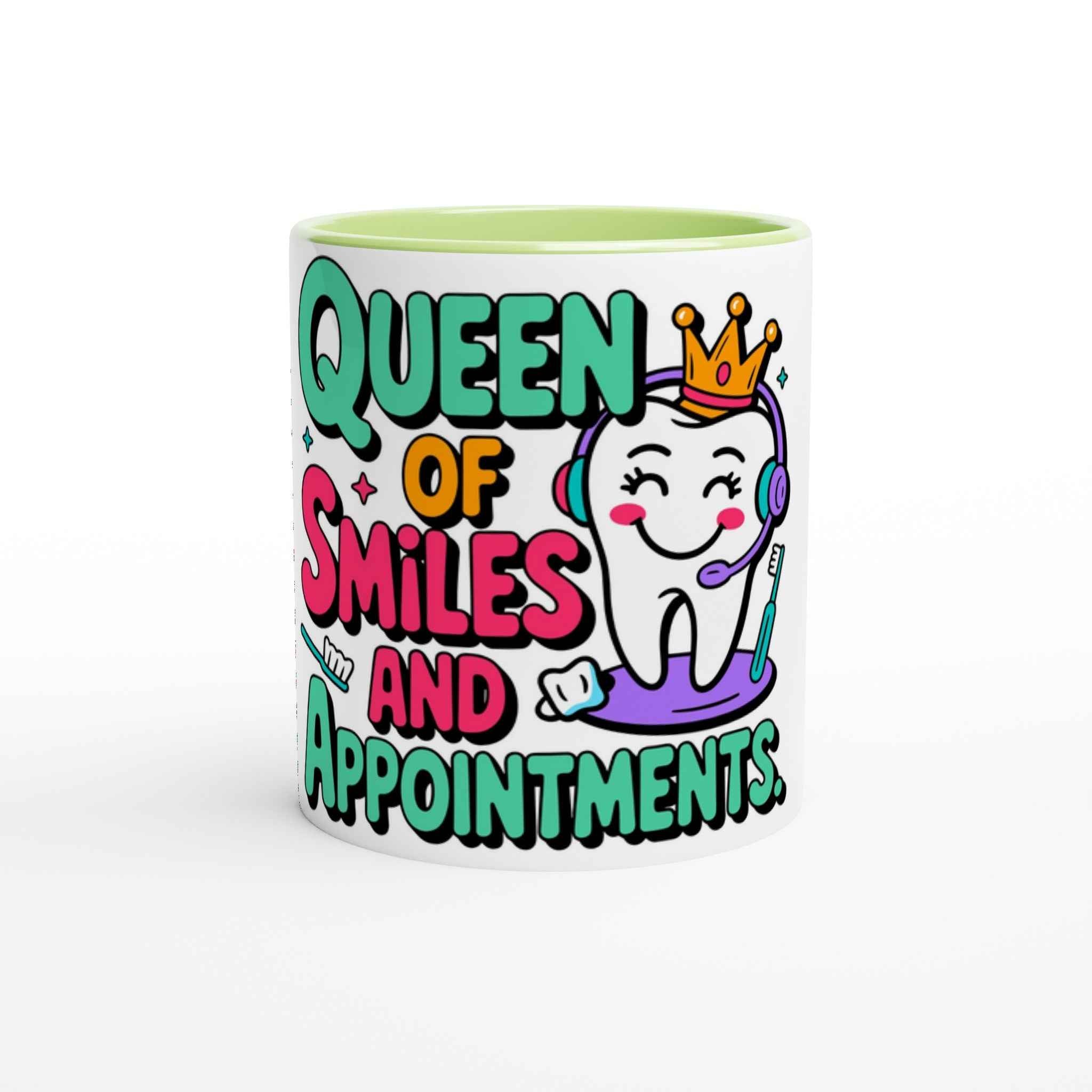 Dental Receptionist 11oz Coffee Mug with Color Inside