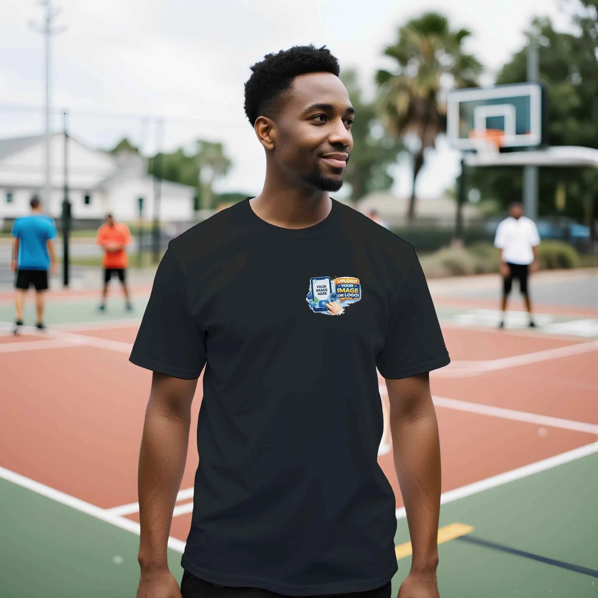 Custom Logo T-Shirt – Front & Back Print