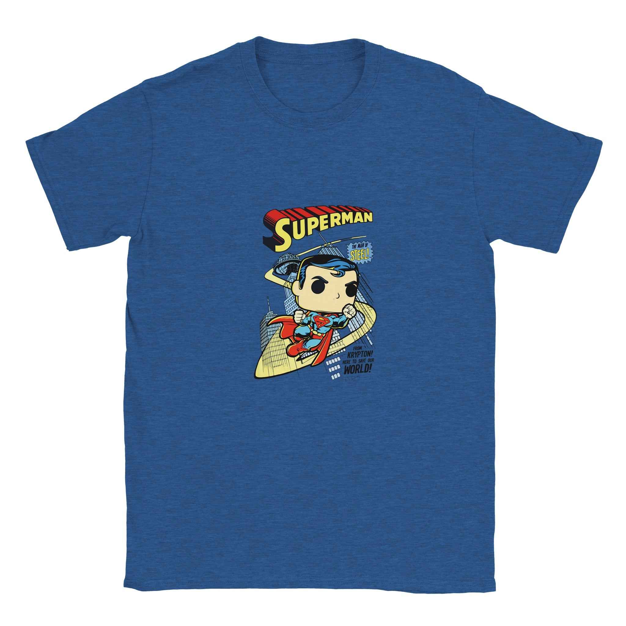 Funko Pop! Superman T-Shirt – Heroic Comic-Inspired Graphic Tee in Multiple Colors