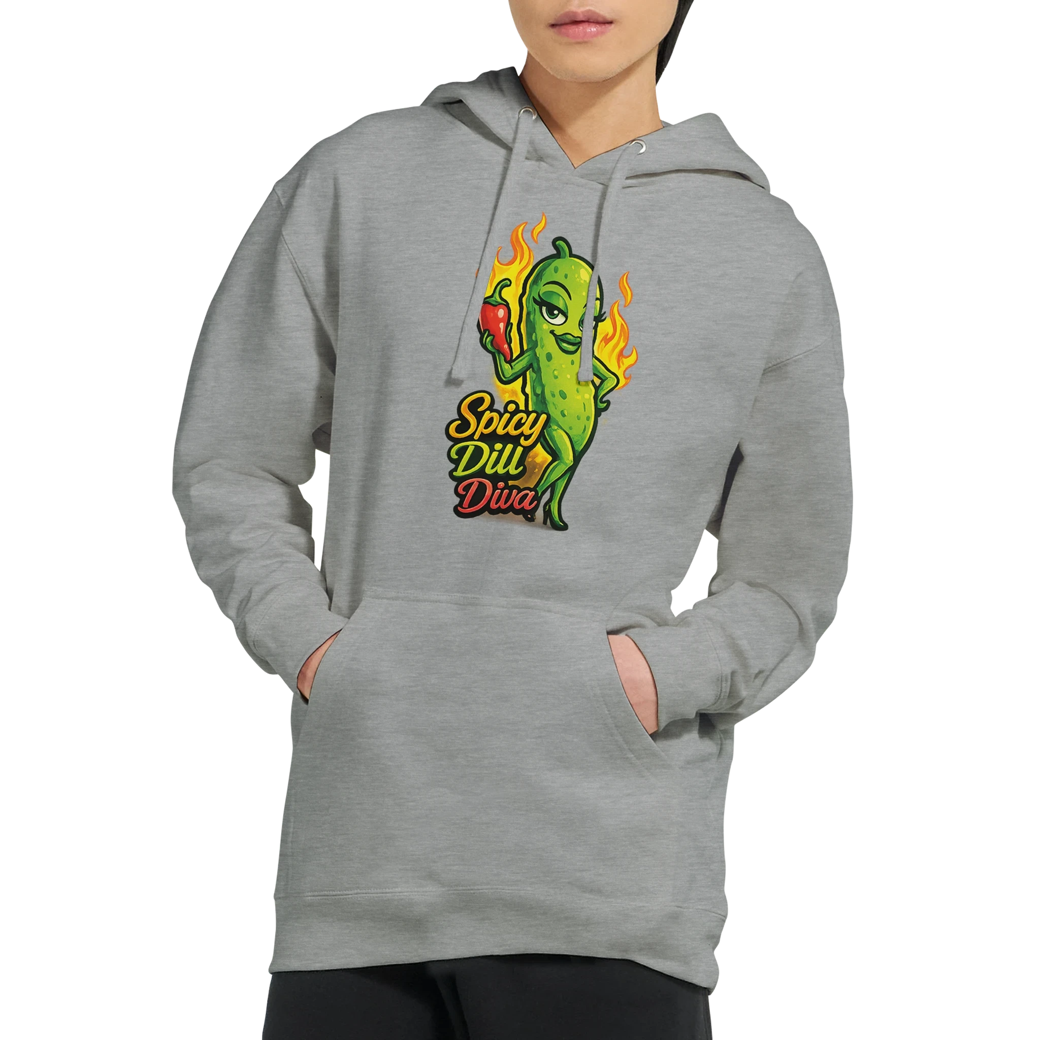Spicy Dill Diva Pickle Hoodie