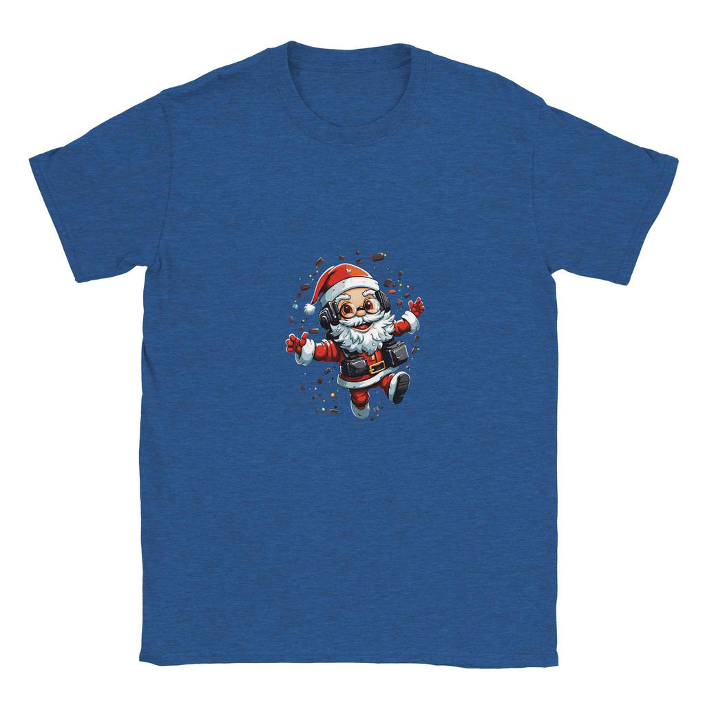 Gamer Santa Christmas T-Shirt – Festive Holiday Graphic Tee for Gamers & Tech Lovers