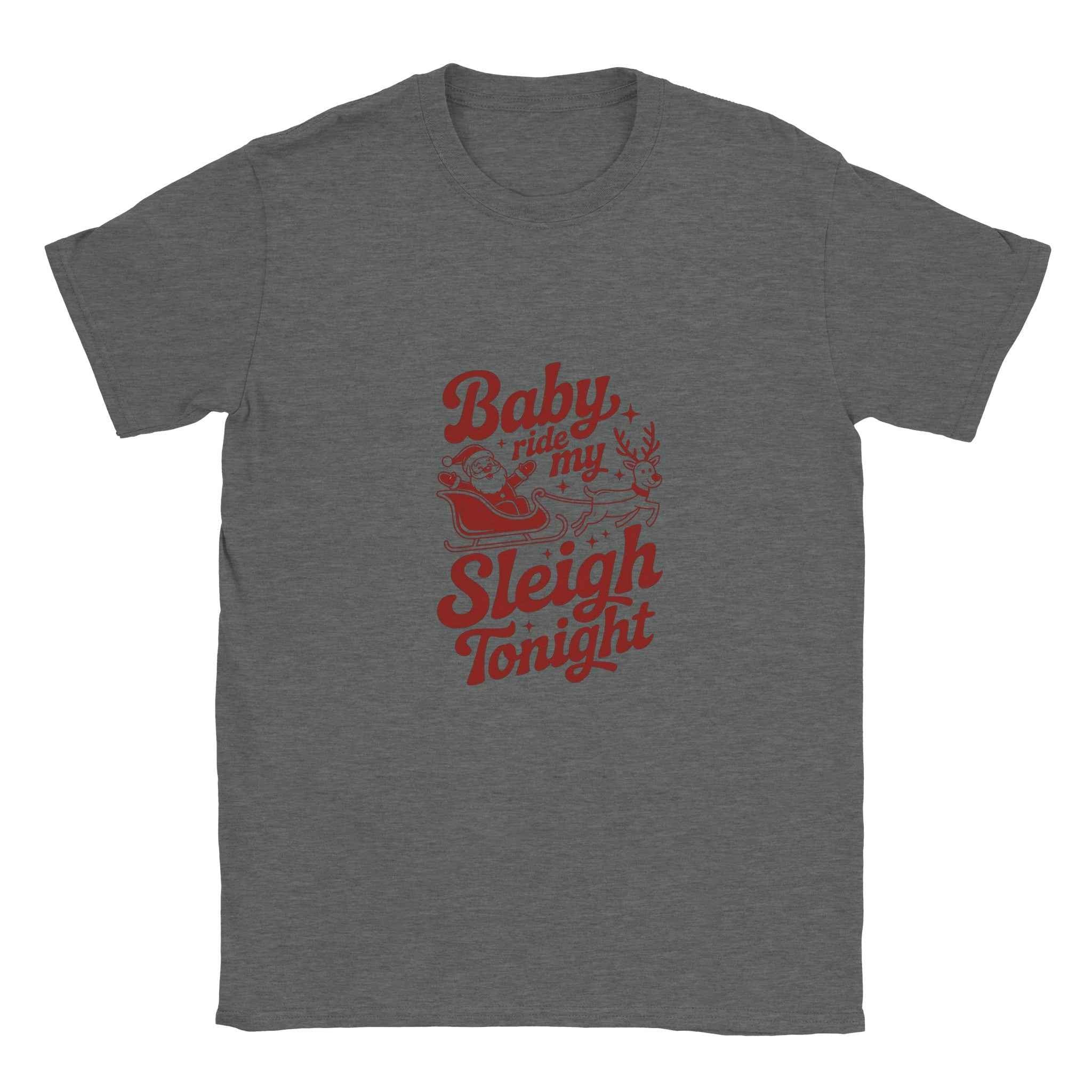 Baby Ride My Sleigh Tonight Christmas Shirt – Festive Holiday Graphic Tee for All
