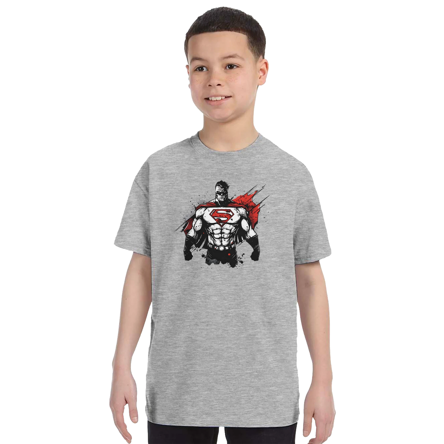 Kids Shadow Superman T-Shirt