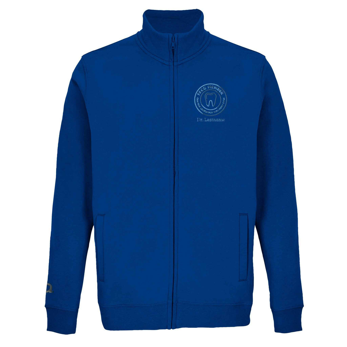 FACD Embroidered Full Zip Sweatshirt with Custom Name