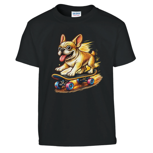 Kids Skater Frenchie T-Shirt