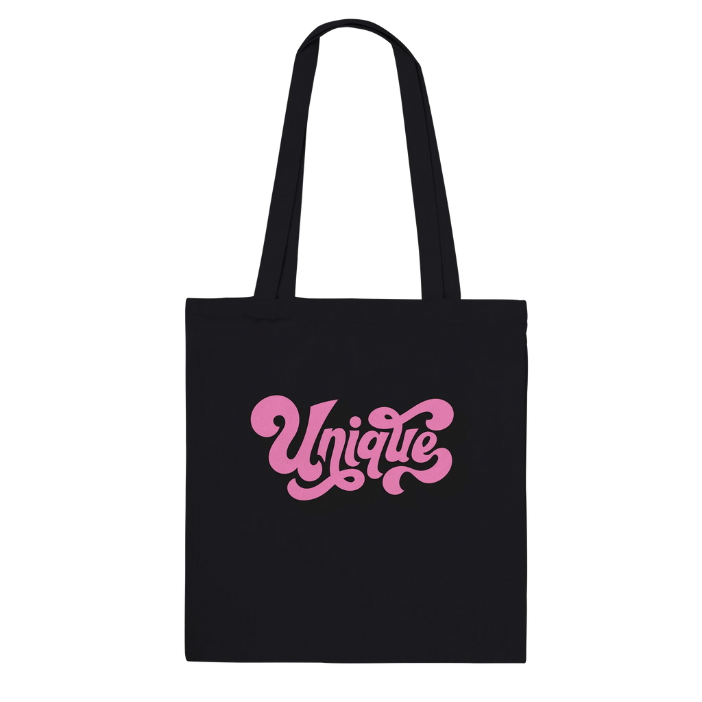 Unique Script Tote Bag