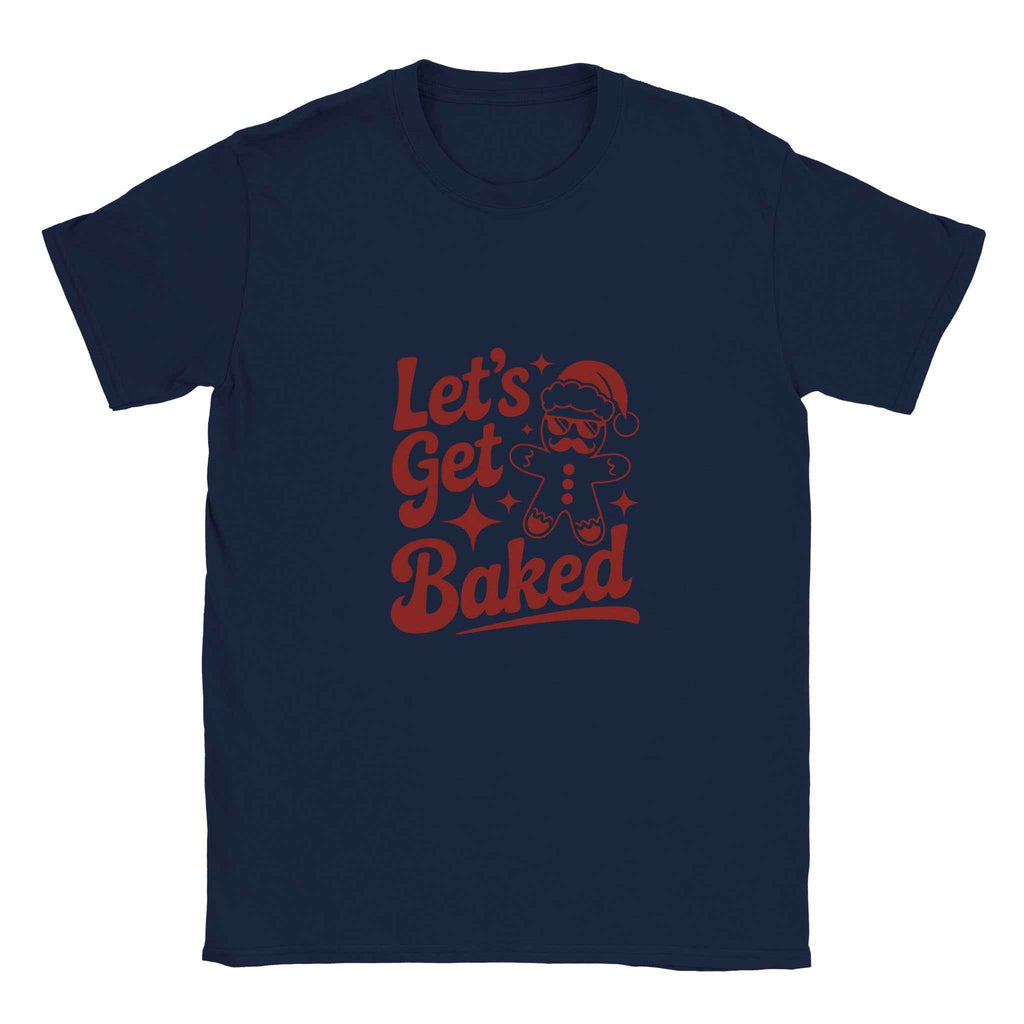Let's Get Baked Christmas Shirt – Cool Gingerbread Man Holiday Graphic Tee