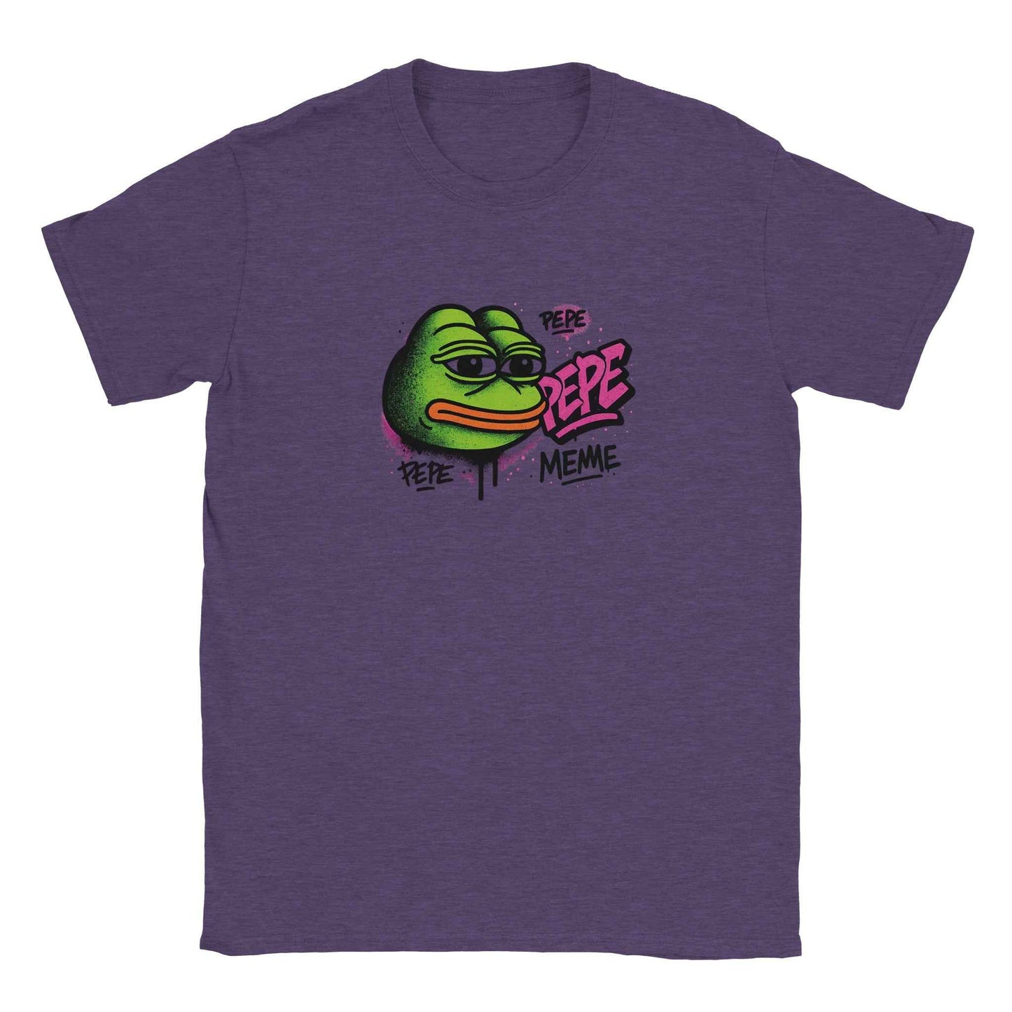 PEPE T-Shirt – Retro Arcade Frog Vibe in Neon Pink & Green