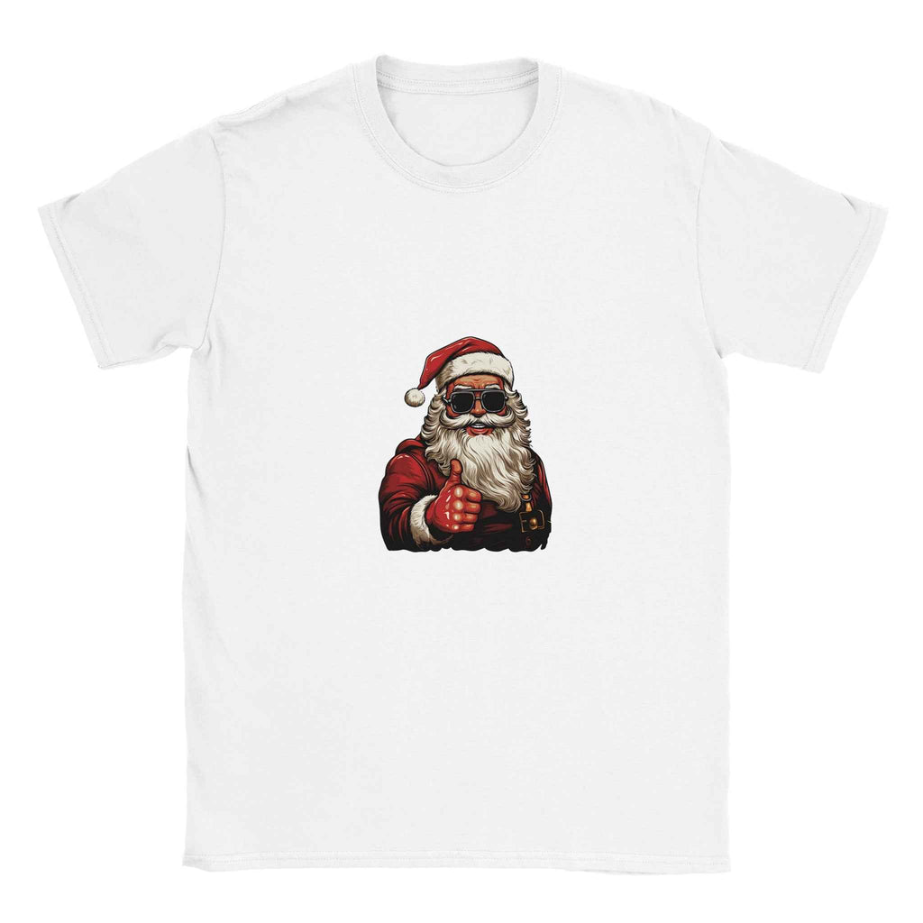 Cool Santa Thumbs Up Shirt  – Festive Holiday Graphic Tee for Modern Cheer
