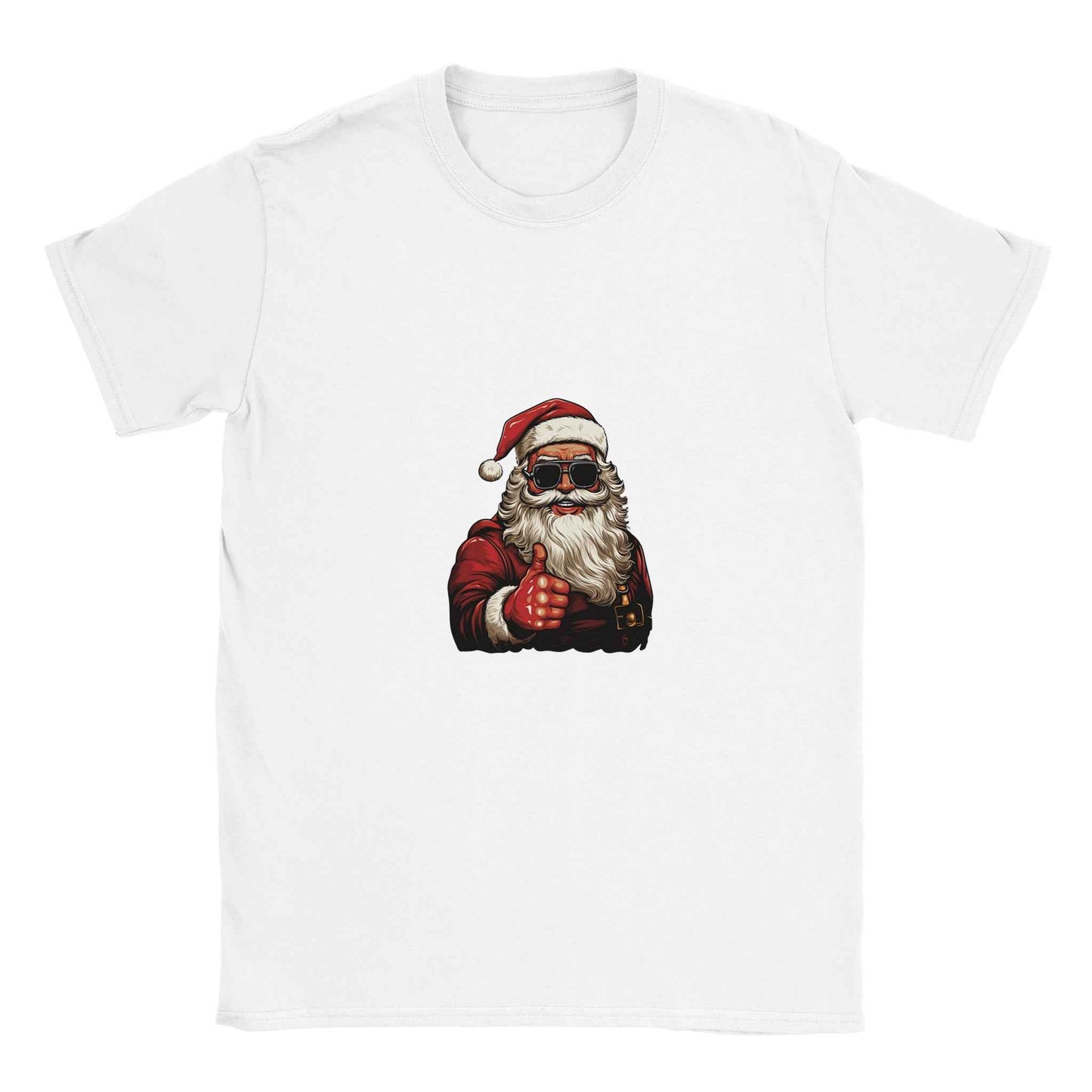 Cool Santa Thumbs Up Shirt  – Festive Holiday Graphic Tee for Modern Cheer