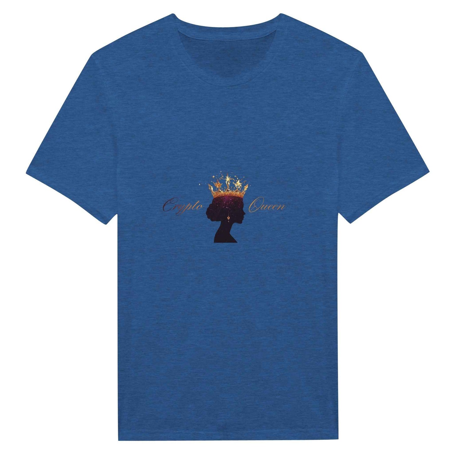 Crypto Queen T-Shirt – Majestic Galaxy Crown Graphic Tee for Her