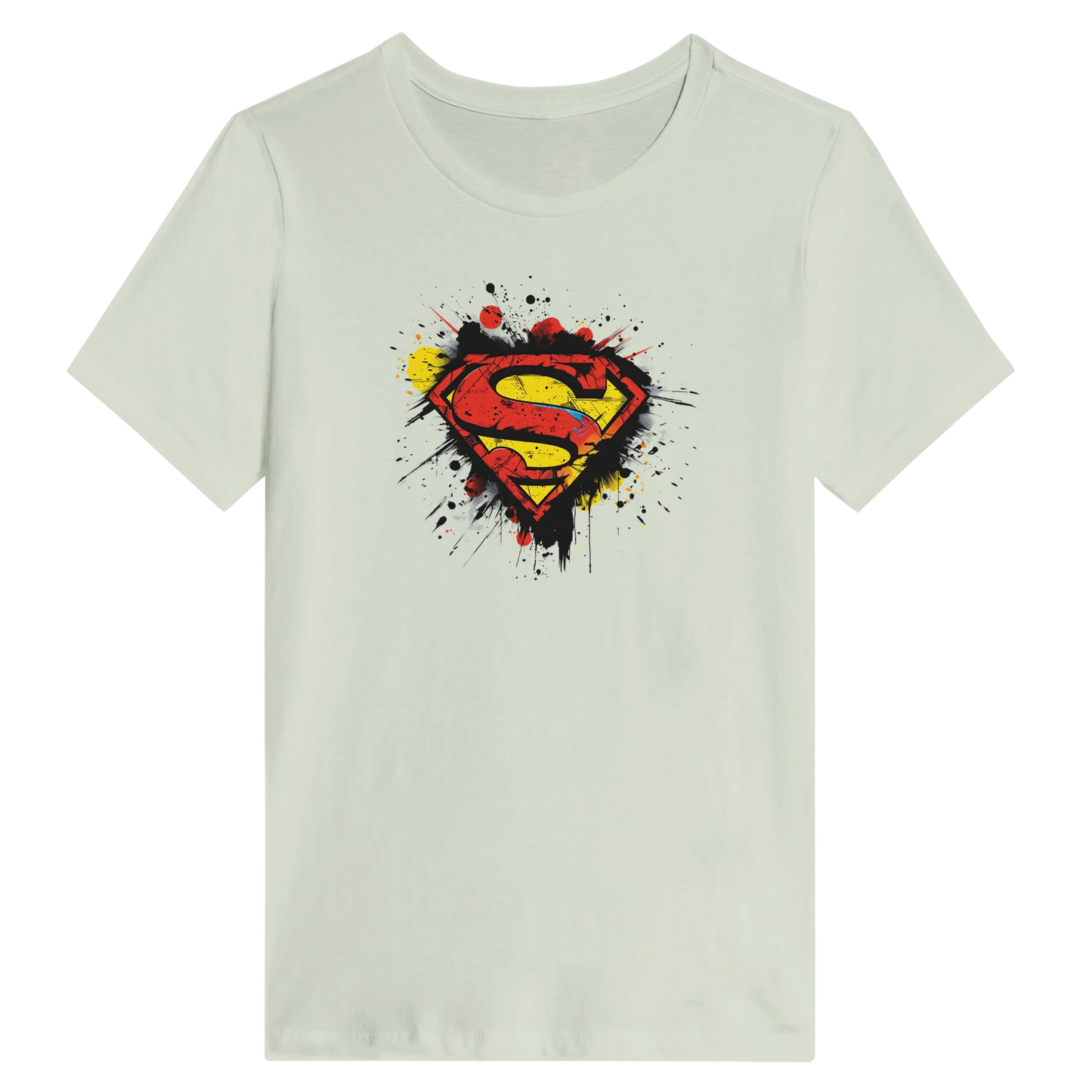 Women’s Superman Splatter Shield T-Shirt