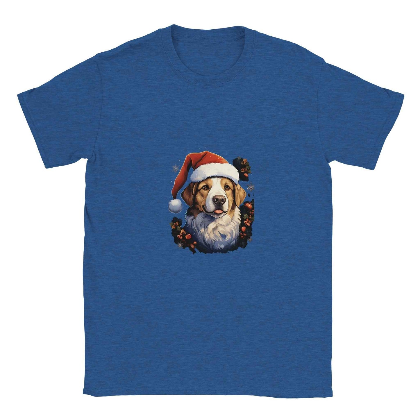 Jolly Santa Paws Dog Christmas Tee – Festive Holiday Graphic Tee for Pet Lovers