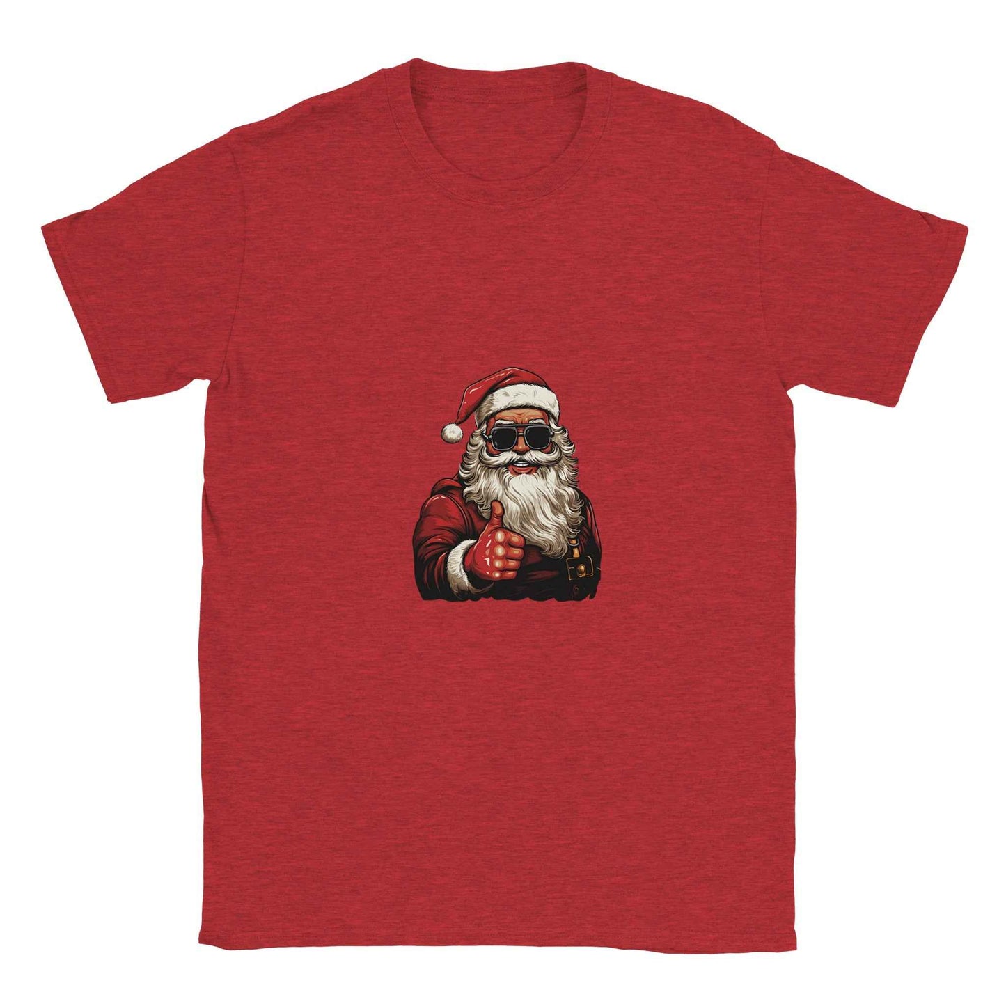 Cool Santa Thumbs Up Shirt  – Festive Holiday Graphic Tee for Modern Cheer