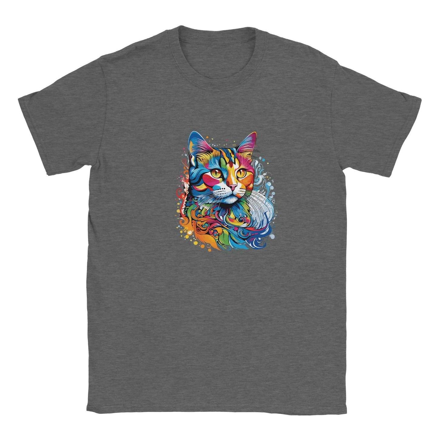Abstract Art Cat Graphic Tee – Premium Comfort & Bold Style for Everyday Wear