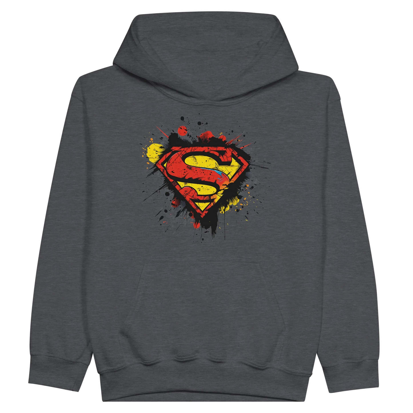Kids Superman Splatter Shield Hoodie