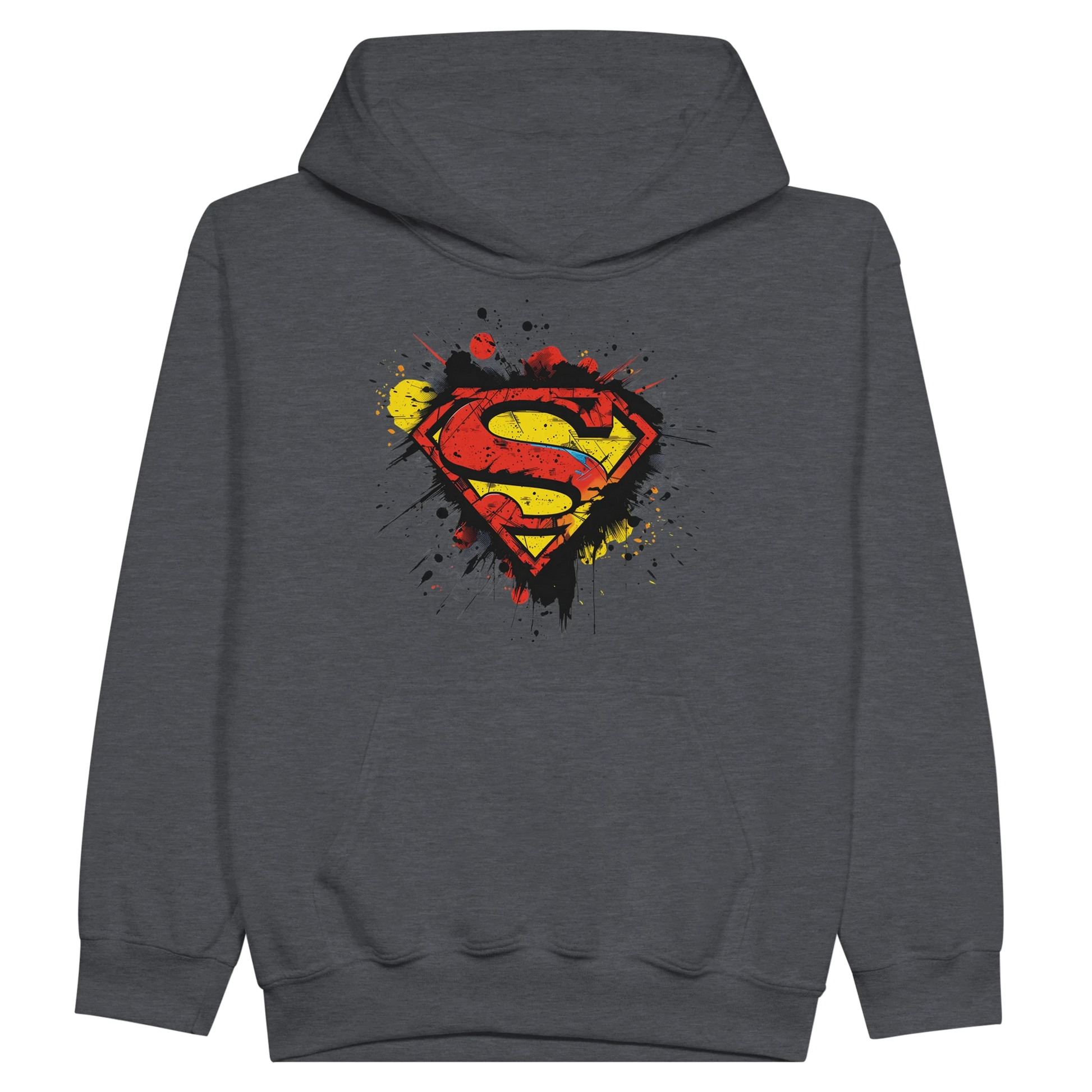 Kids Superman Splatter Shield Hoodie