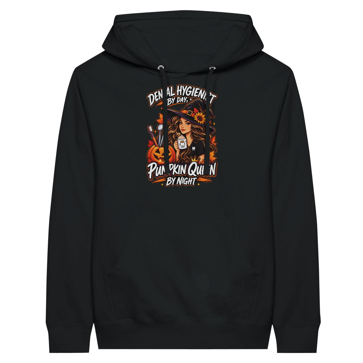 Pumpkin Queen Dental Hygienist Halloween Hoodie