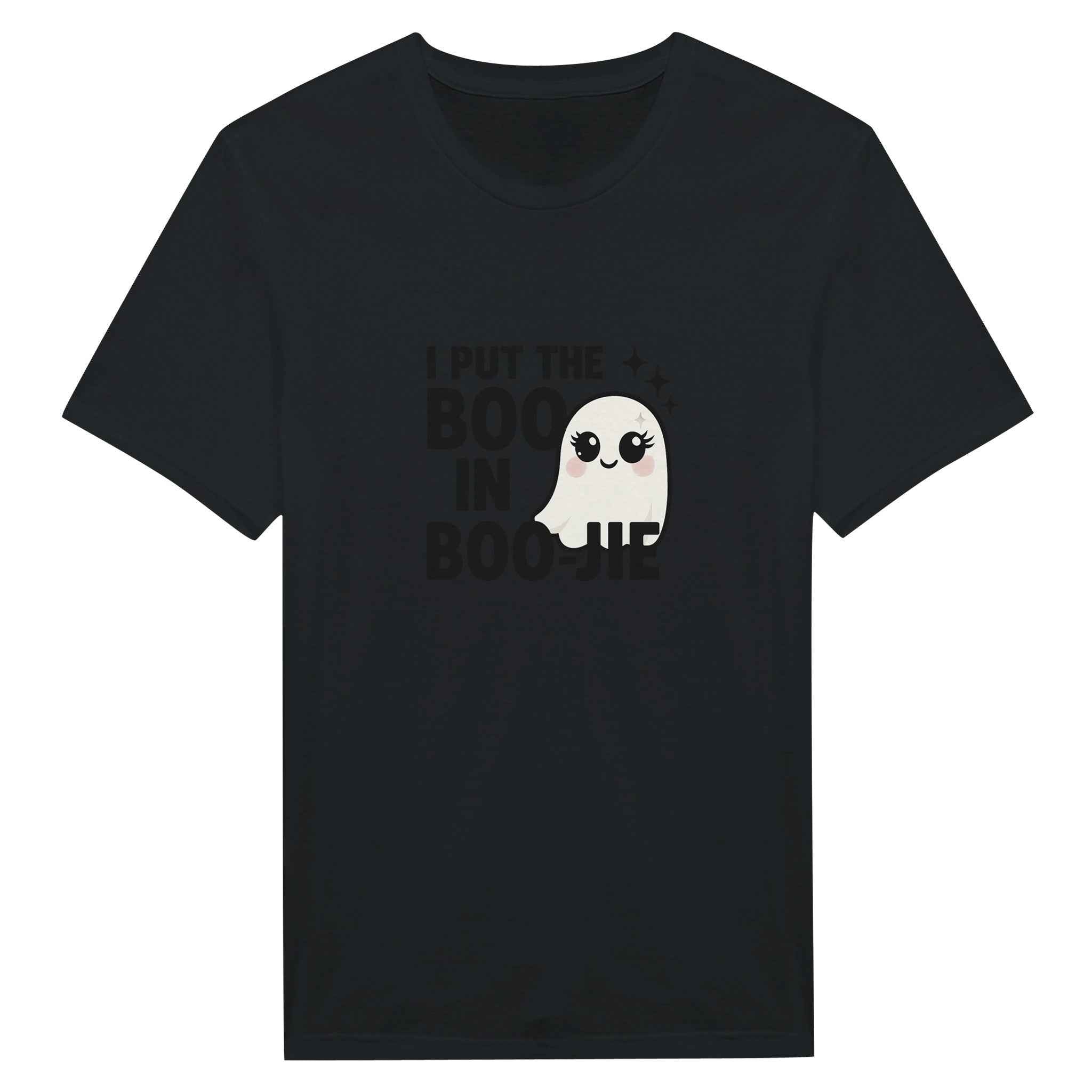 I Put the Boo in Boo-Jie T-Shirt | Cute Ghost Halloween | Spooky Season Style