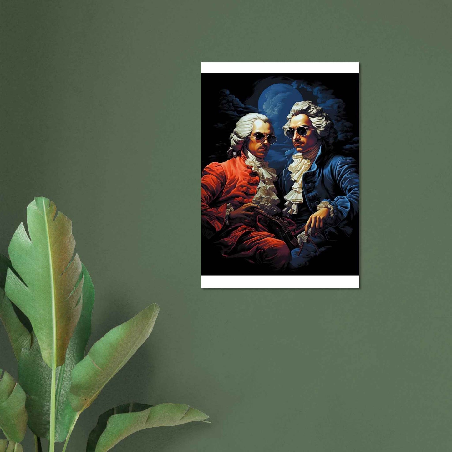 Classical Cool: Baroque Bad Boys Poster – Iconic Wall Art with a Modern Twist (Multiple Sizes Available)