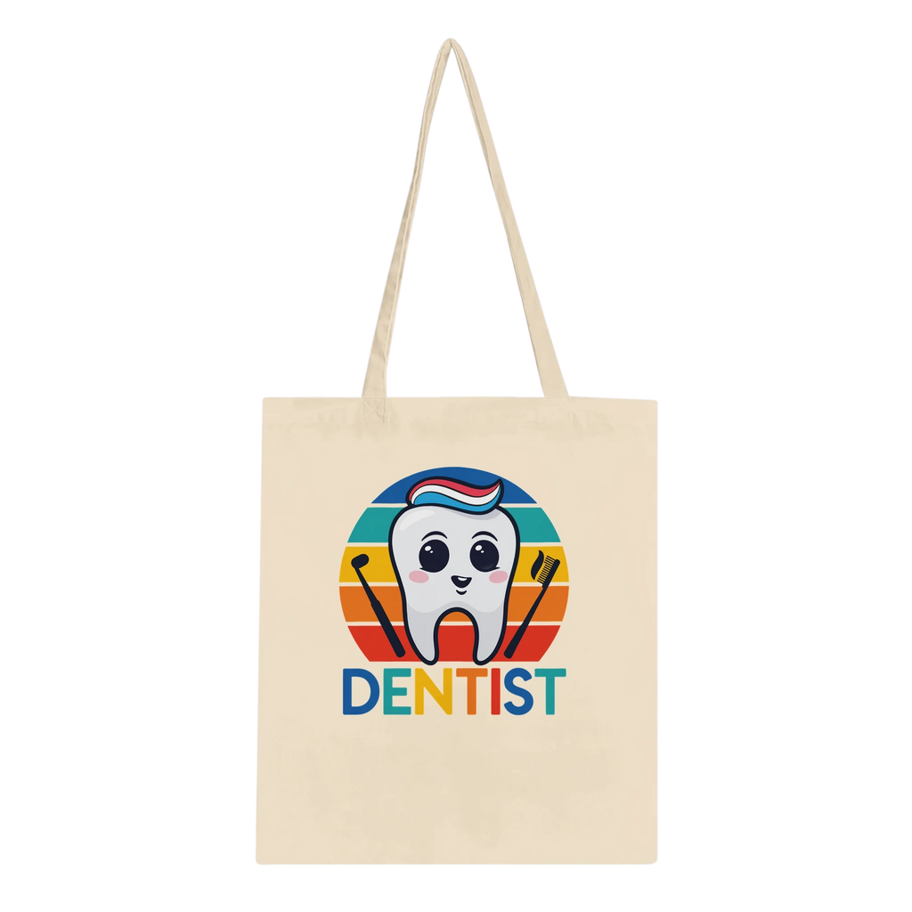 Retro Dentist Tote Bag
