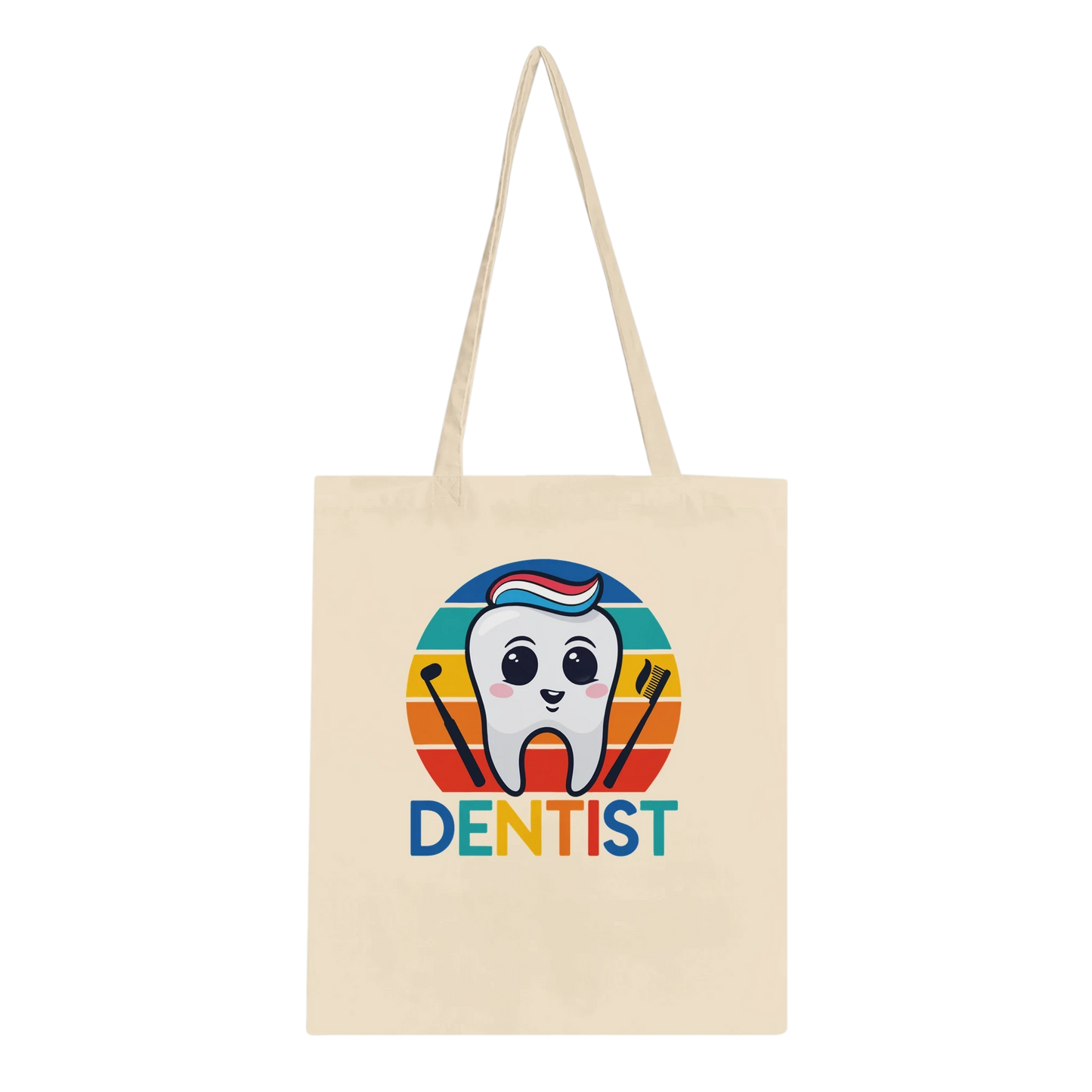 Retro Dentist Tote Bag
