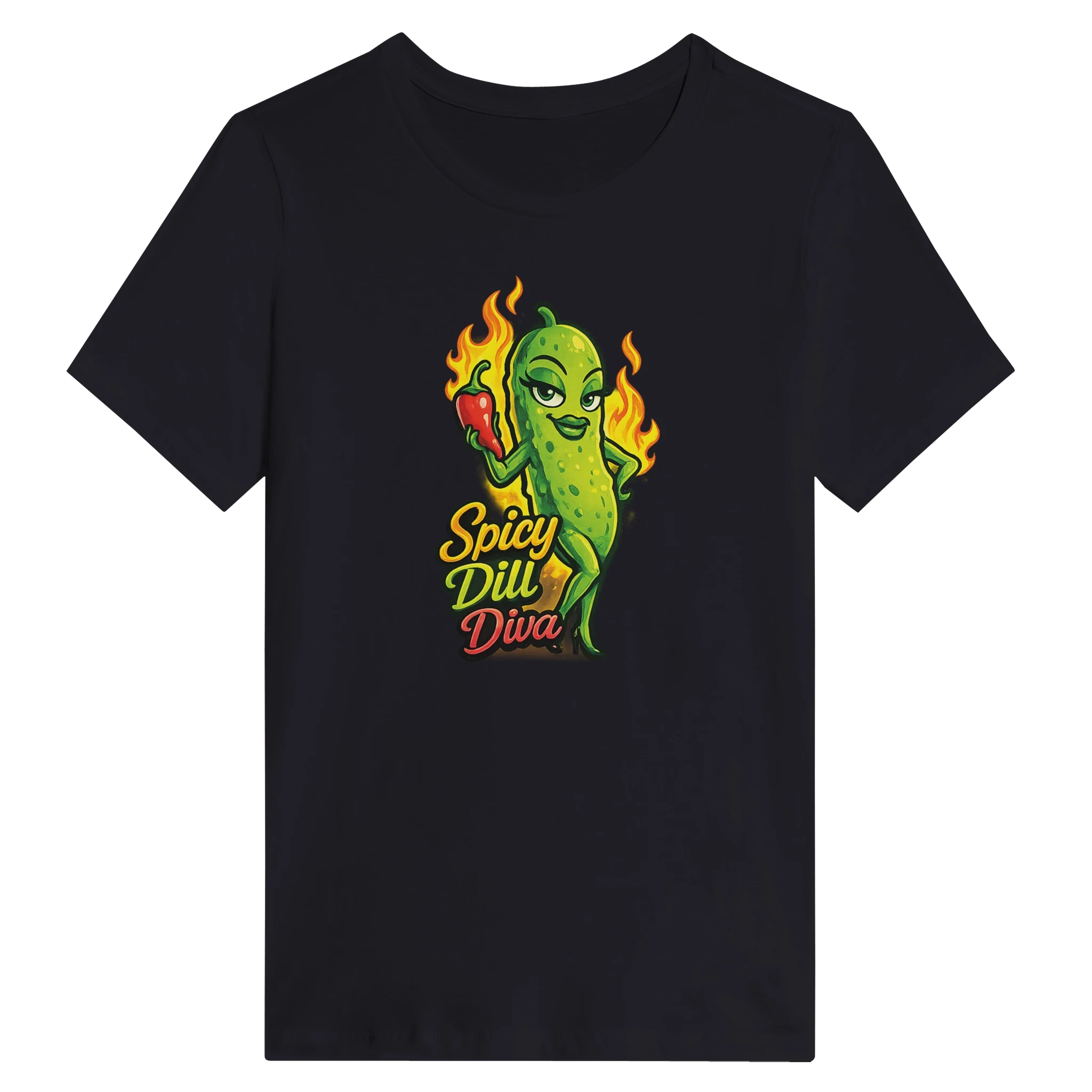 Women’s Spicy Dill Diva Pickle T-Shirt